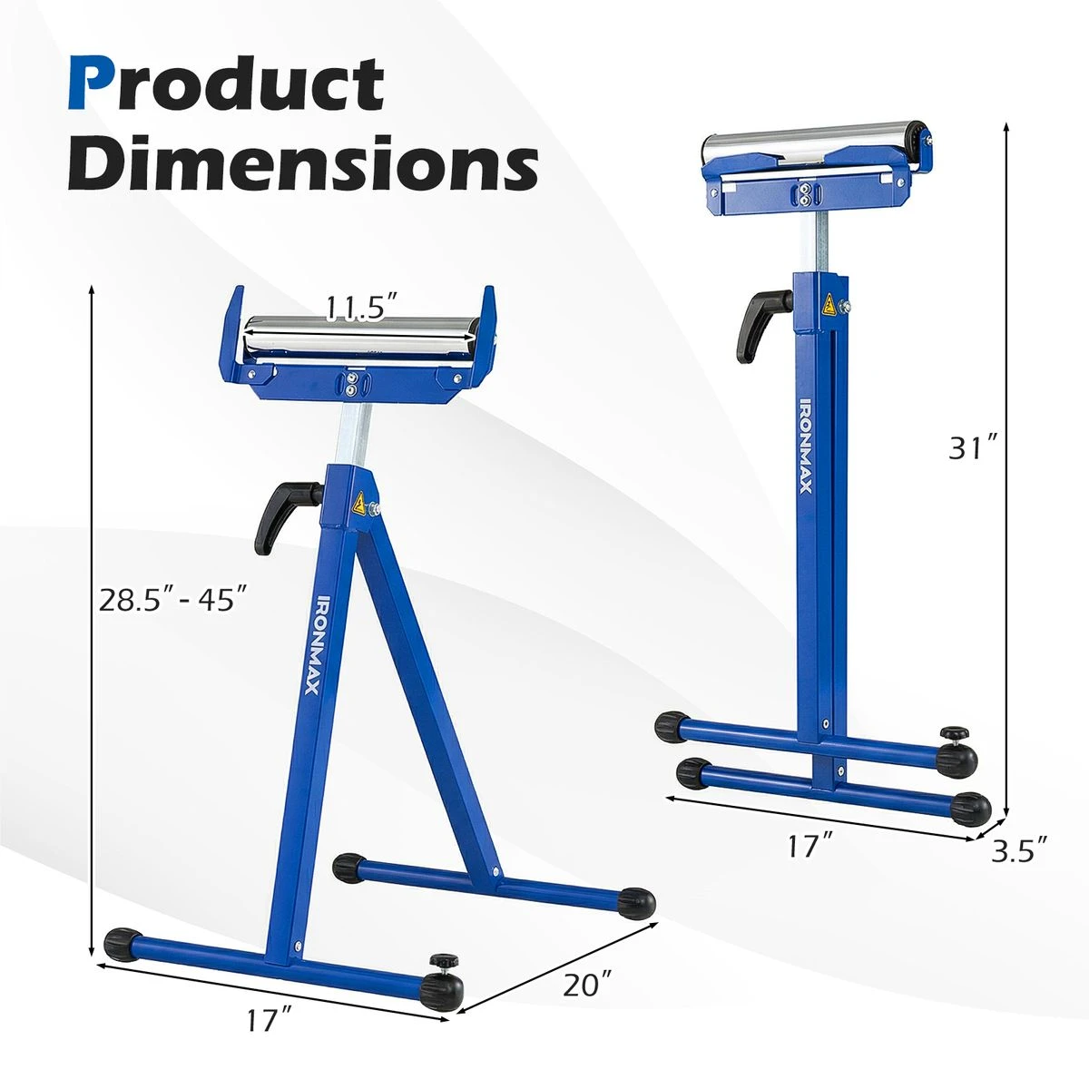 Ironmax Folding Roller Stand (2-Pack) product image