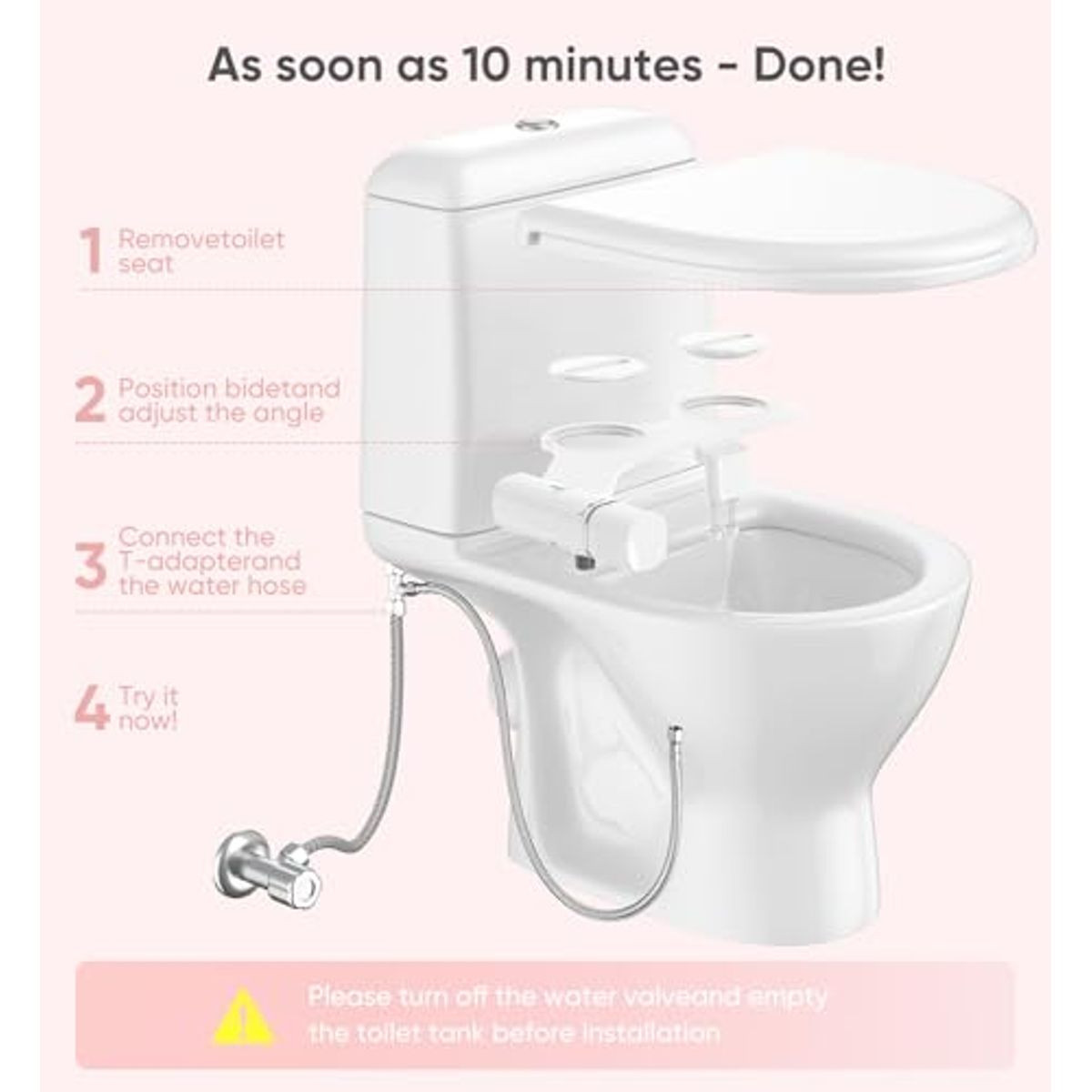 Ultra-Slim Bidet Attachment  product image