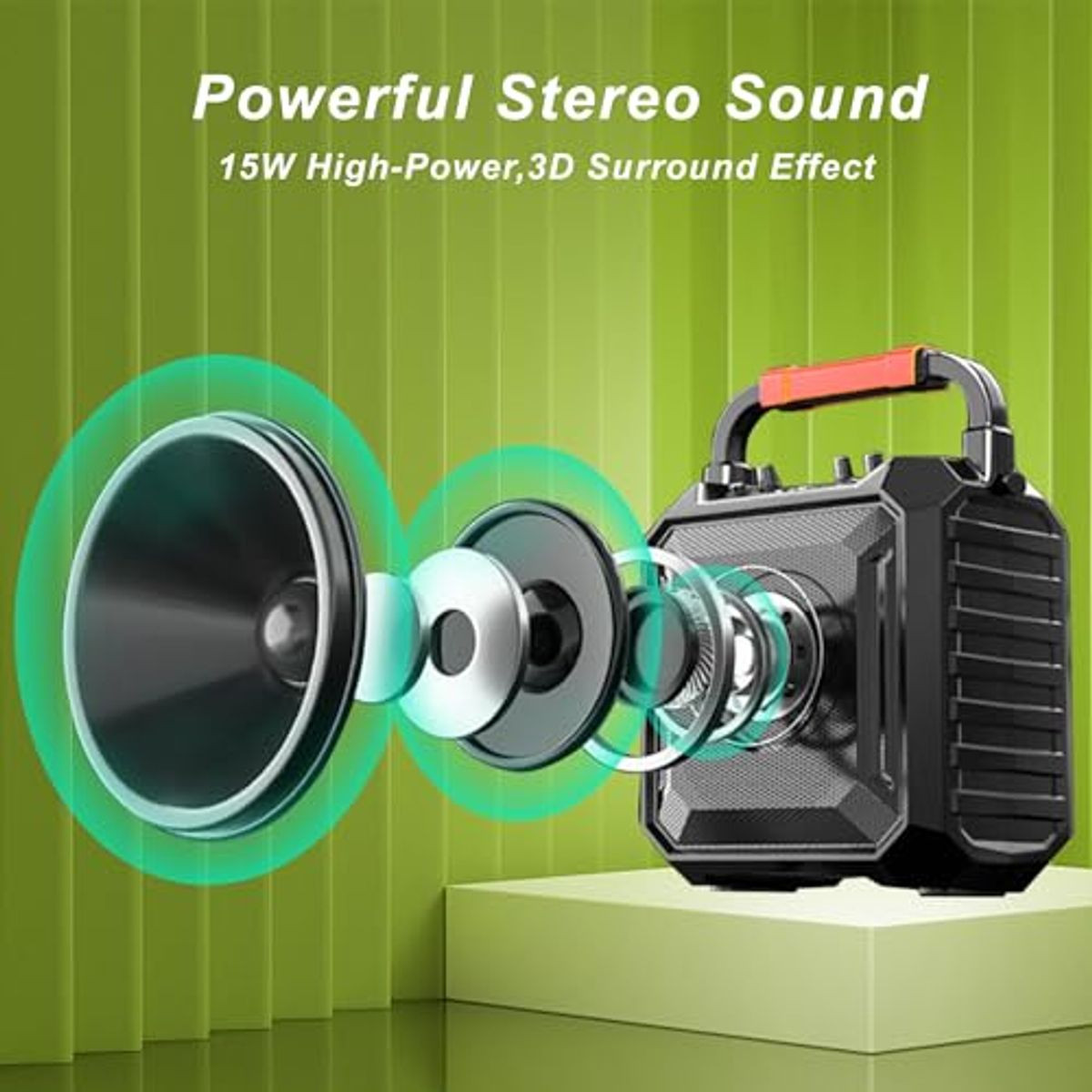 Karaoke Machine with Two Wireless Microphones  product image