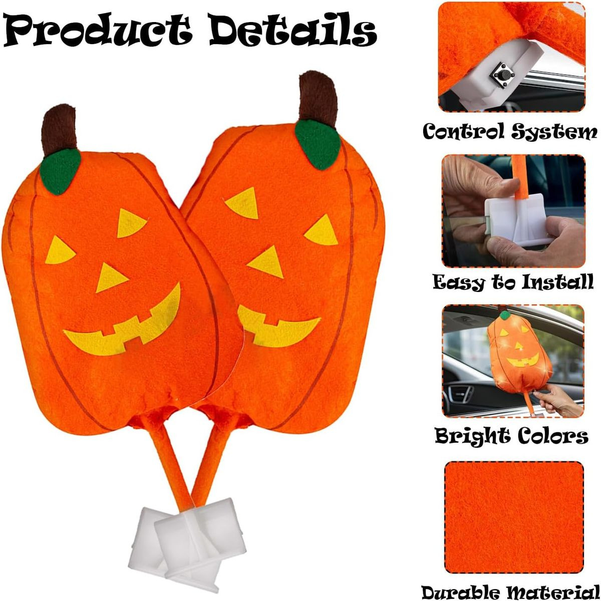 Halloween Pumpkin Car Decoration Kit  product image