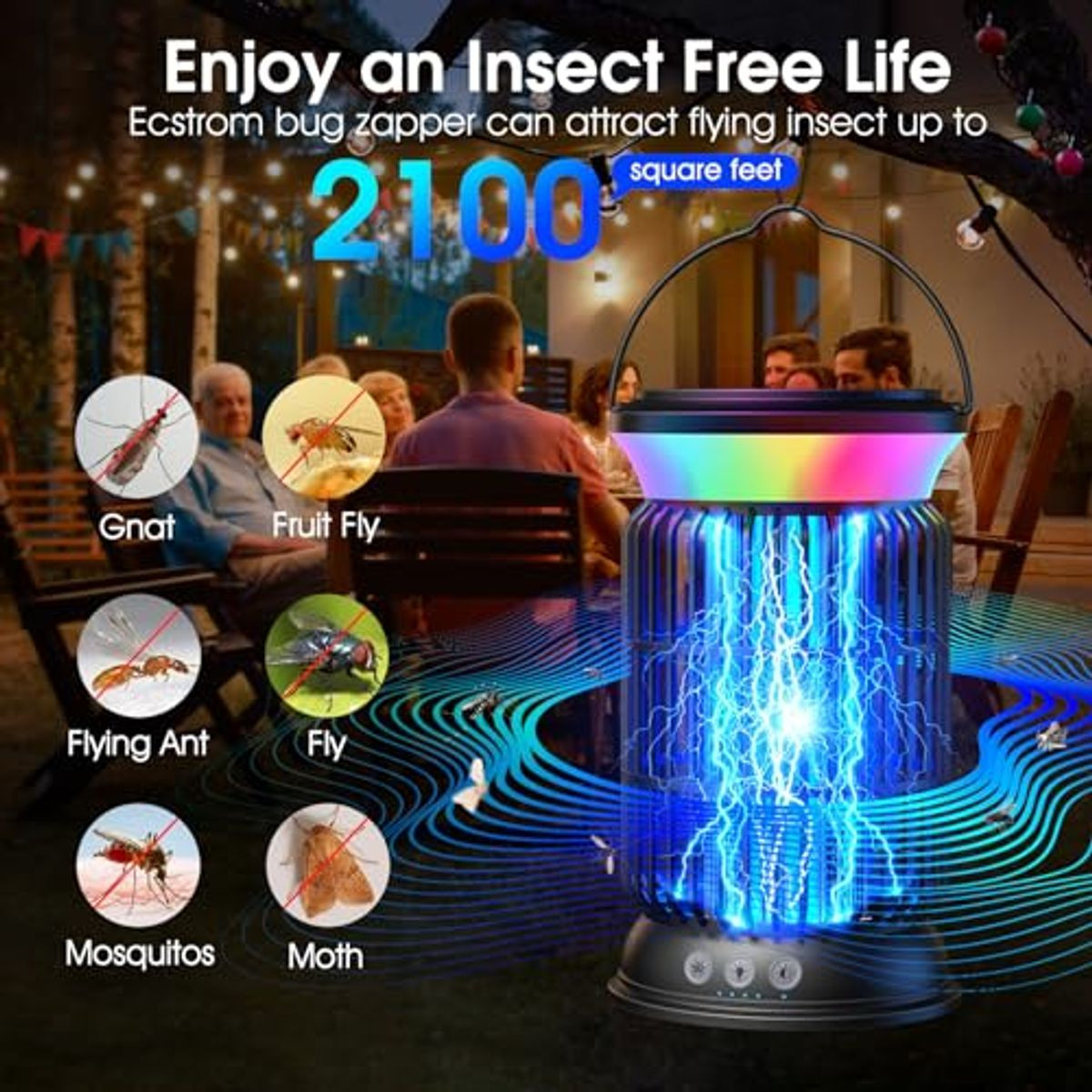 Outdoor Solar Bug Zapper product image