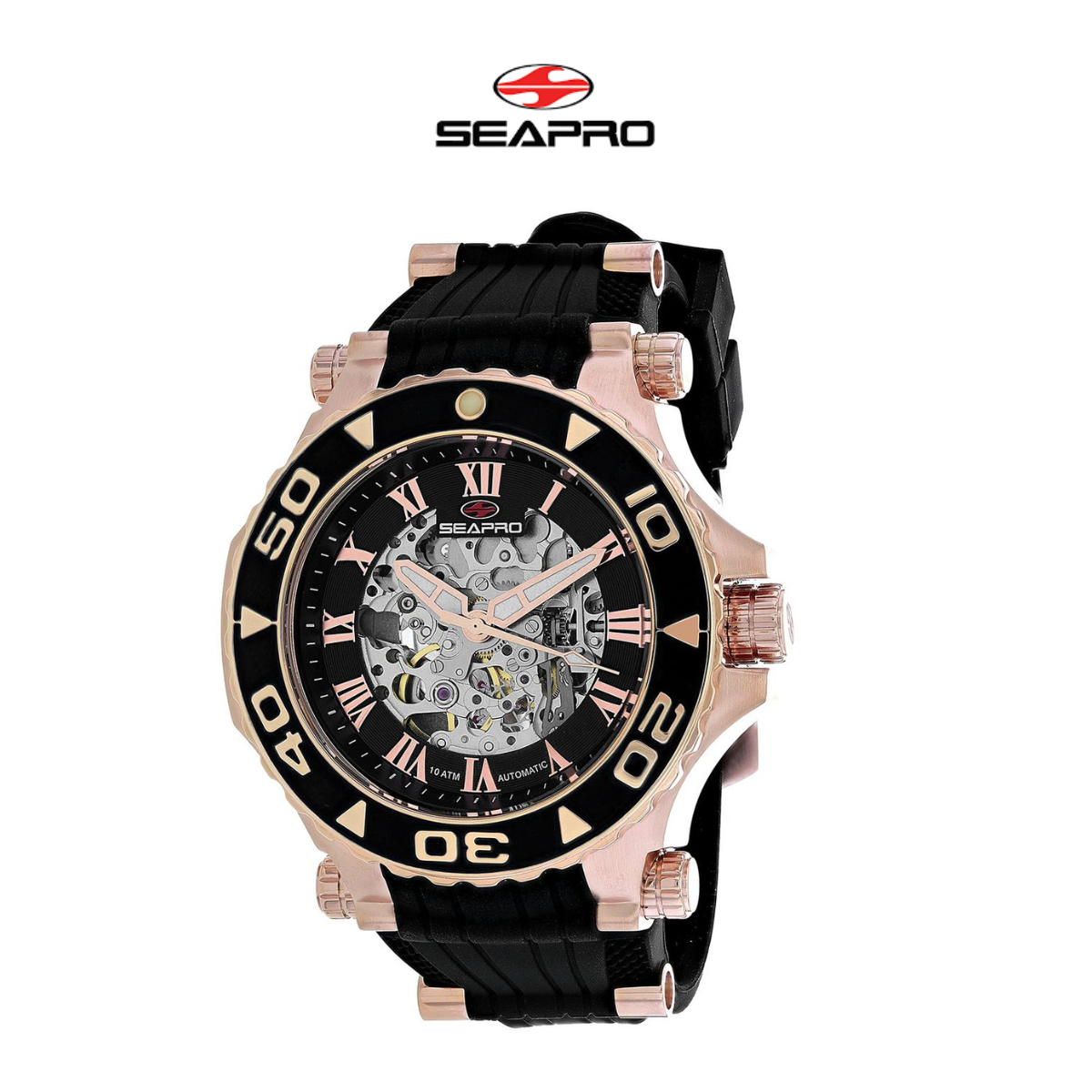 Seapro Men's Seaway Black Dial Watch product image
