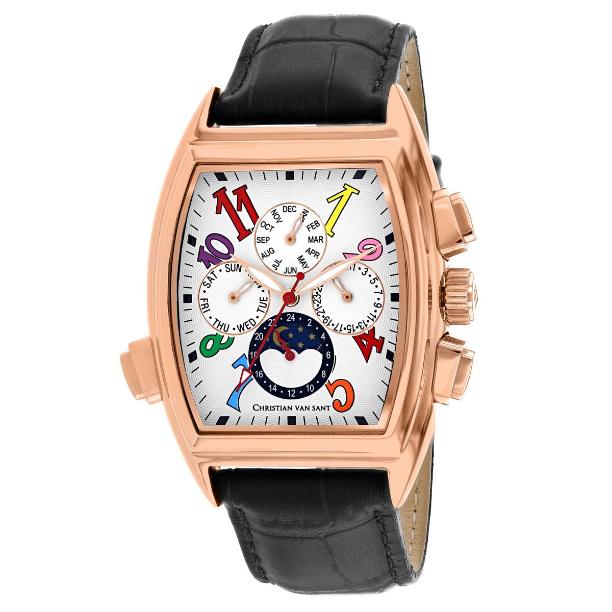 Christian Van Sant Men's Grandeur White Dial Watch product image