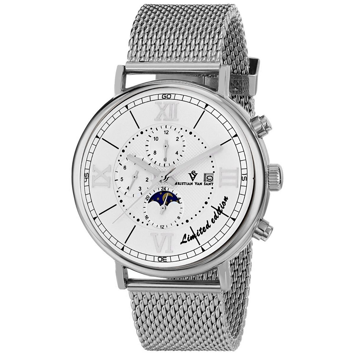 Christian Van Sant Men's Somptueuse LTD White Dial Watch product image