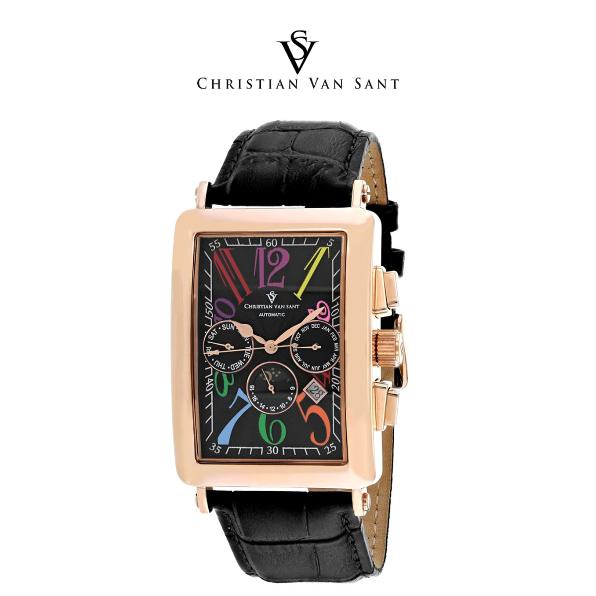 Christian Van Sant Men's Prodigy Black Dial Watch product image