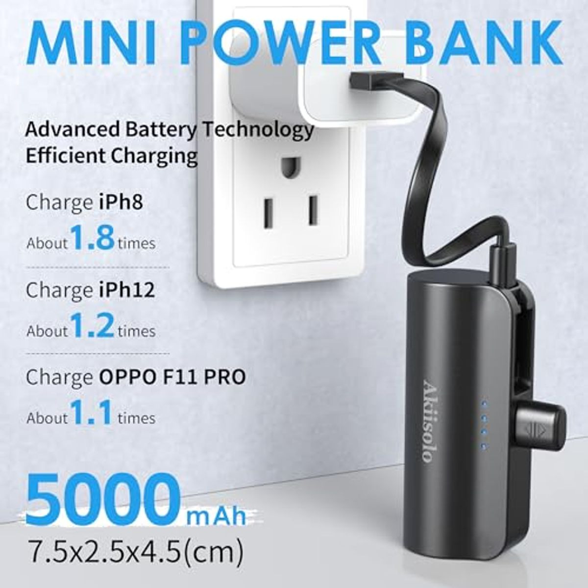 Portable Charger for iPhone with Dual Infterface product image