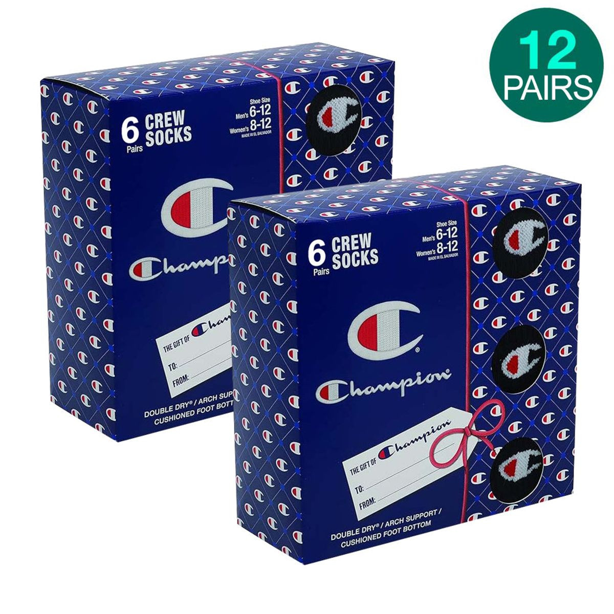 Champion Crew Socks (12-Pack) product image