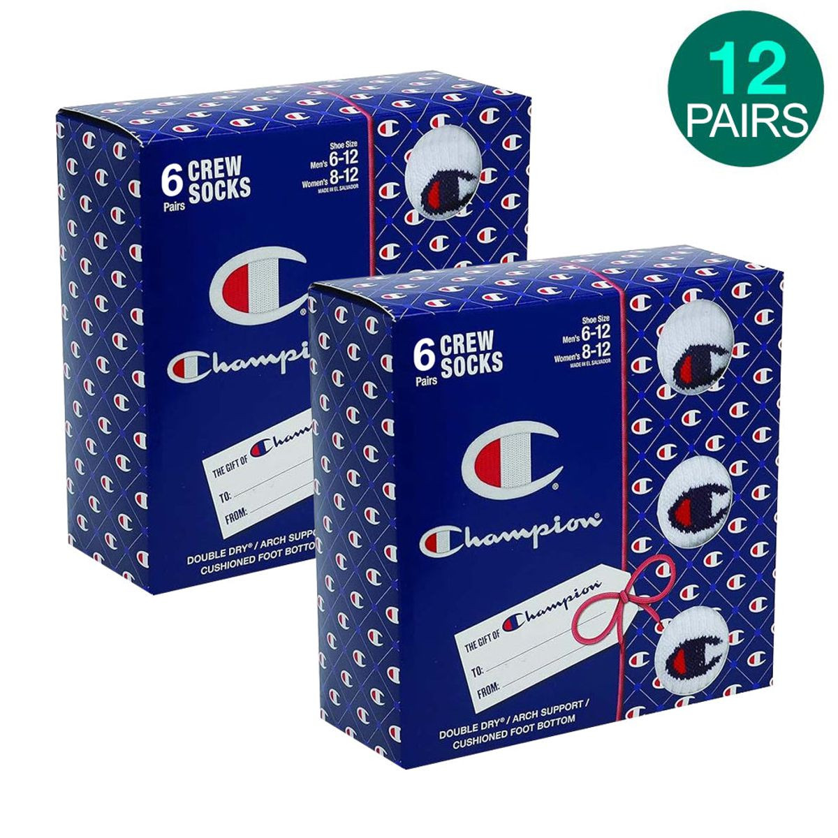 Champion Crew Socks (12-Pack) product image