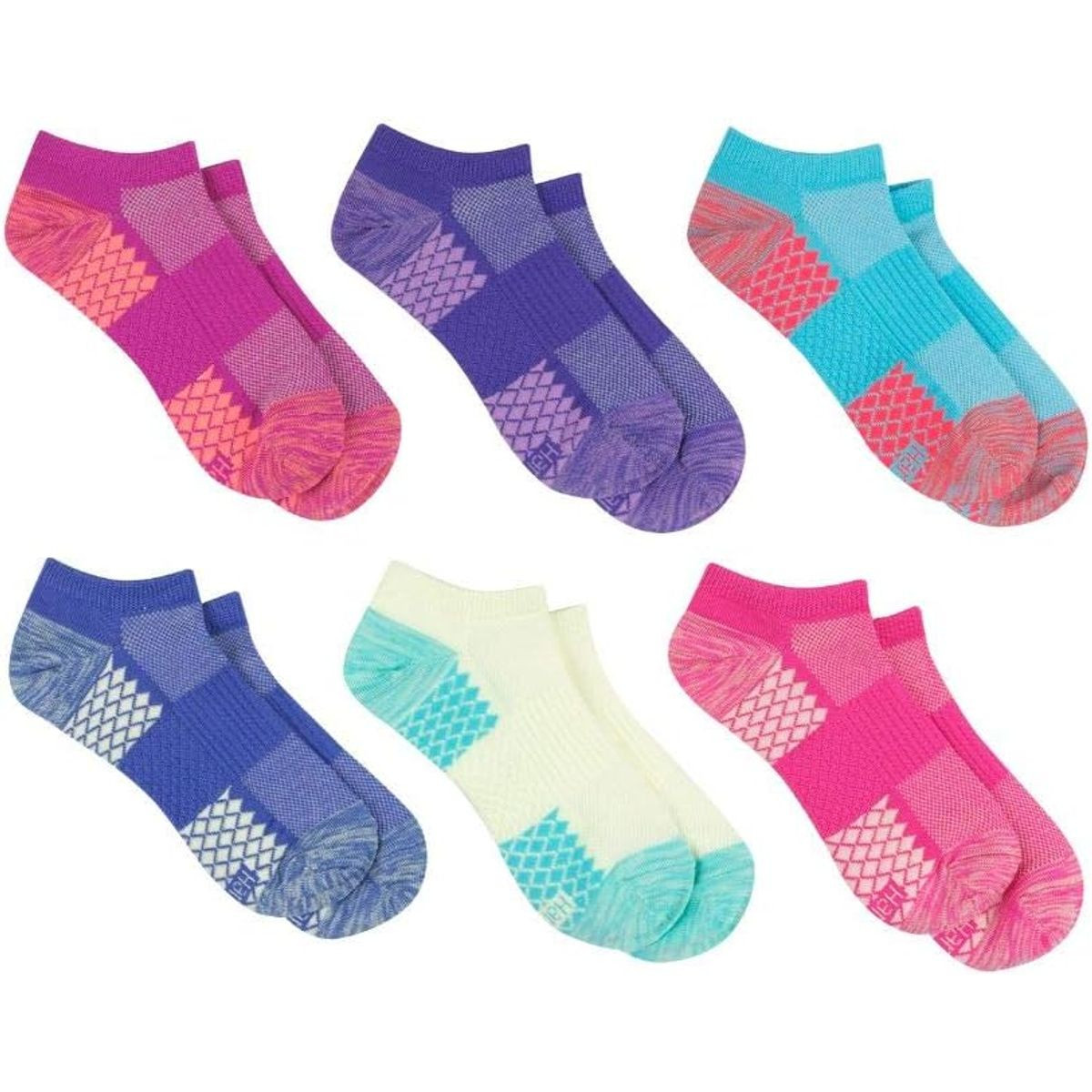 12-Pack Hanes Xtemp No Show Socks  product image