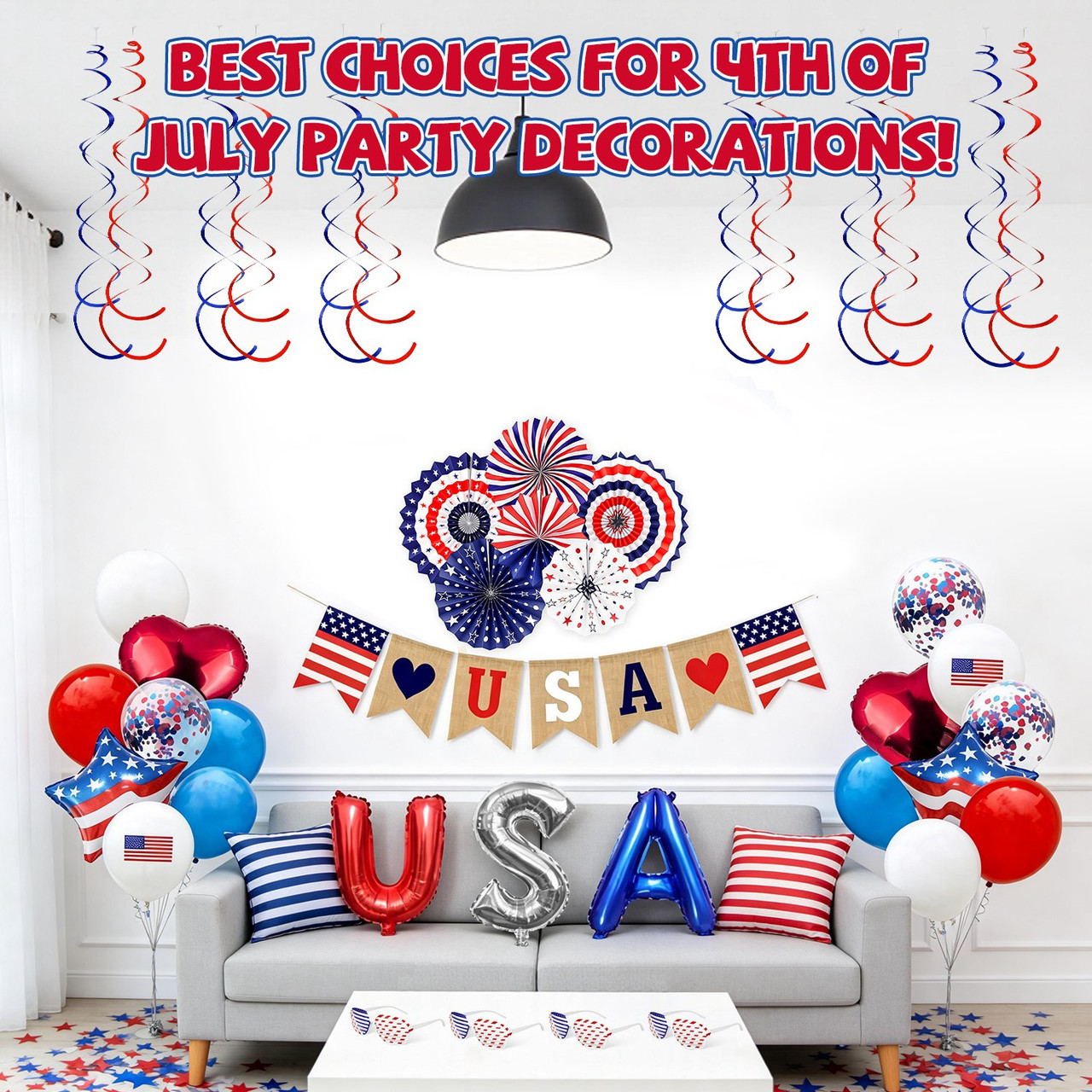 4th of July Decorations (57 Pieces) product image