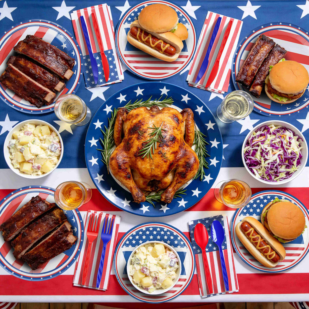 4th of July Party Supplies (181 Pieces) product image