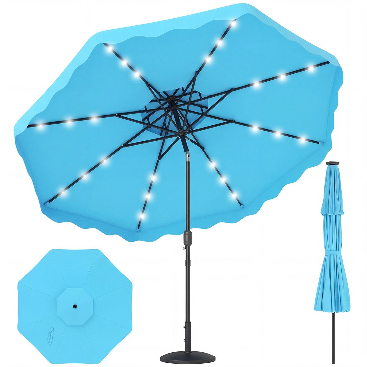 Solar LED Patio Umbrella product image
