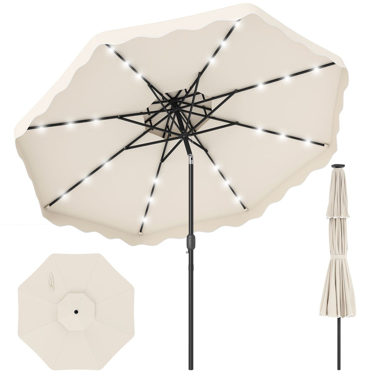 Solar LED Patio Umbrella product image