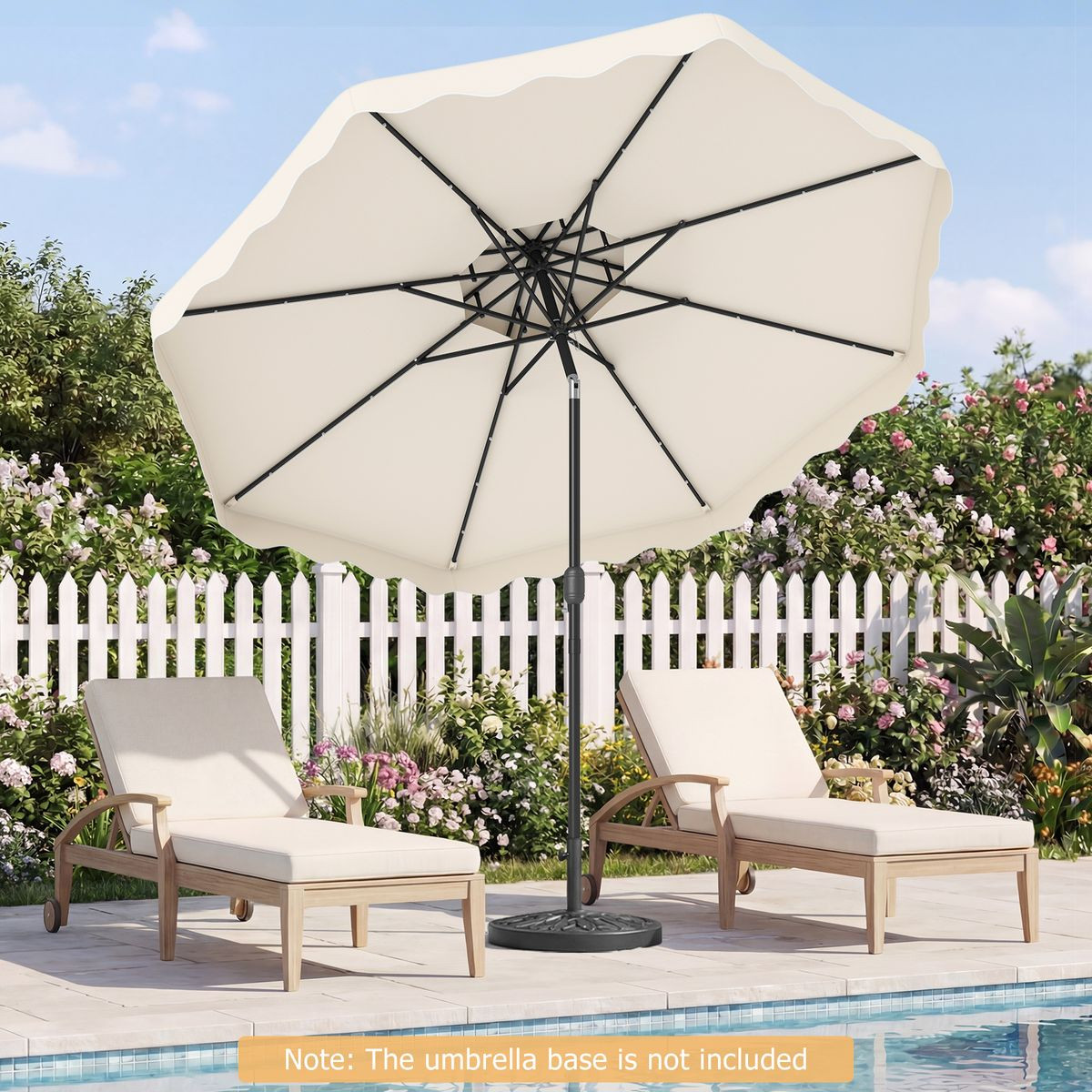 Solar LED Patio Umbrella product image