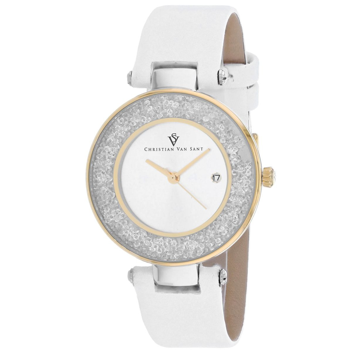 Christian Van Sant Women's Dazzle Silver Dial Watch  product image
