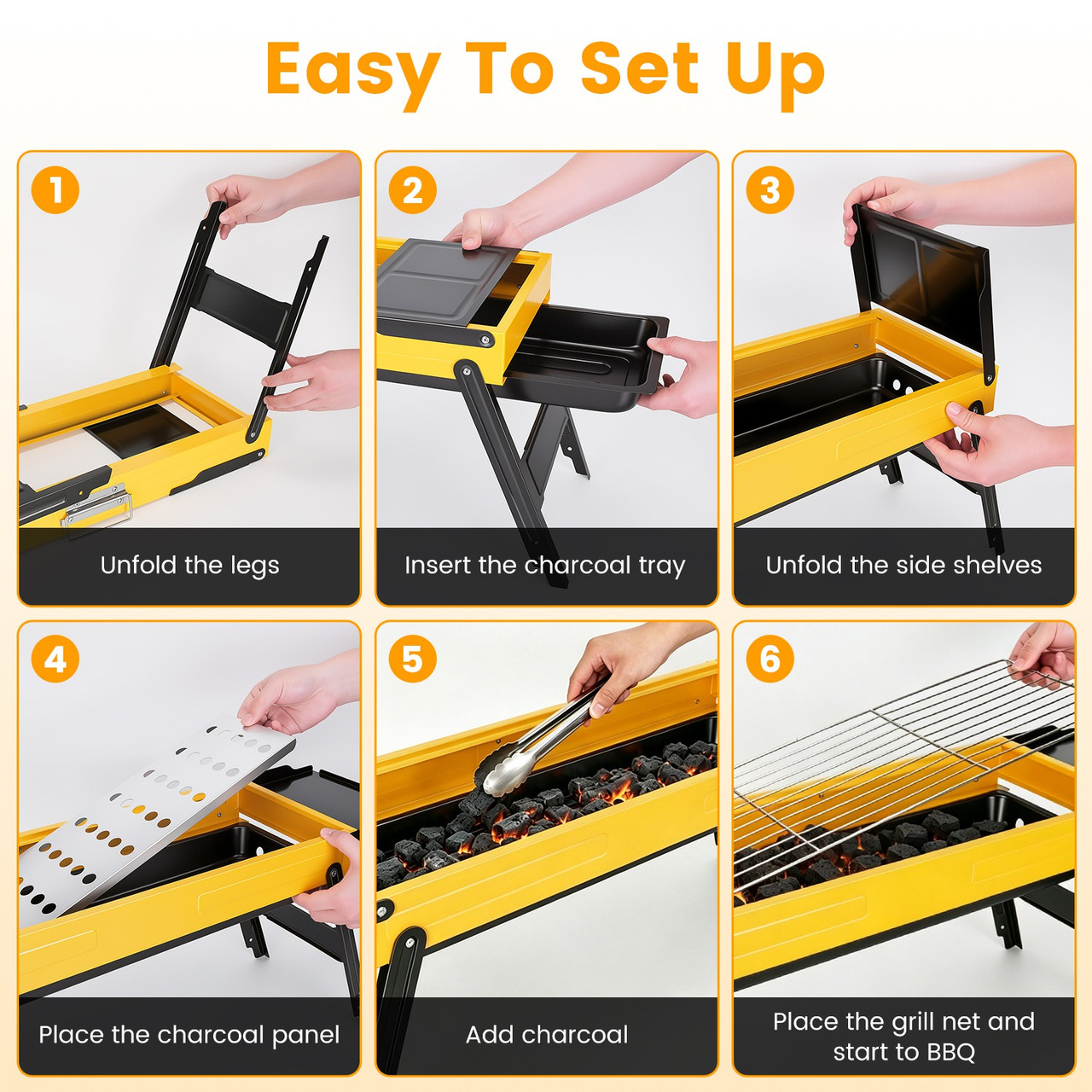 Foldable Charcoal Grill product image