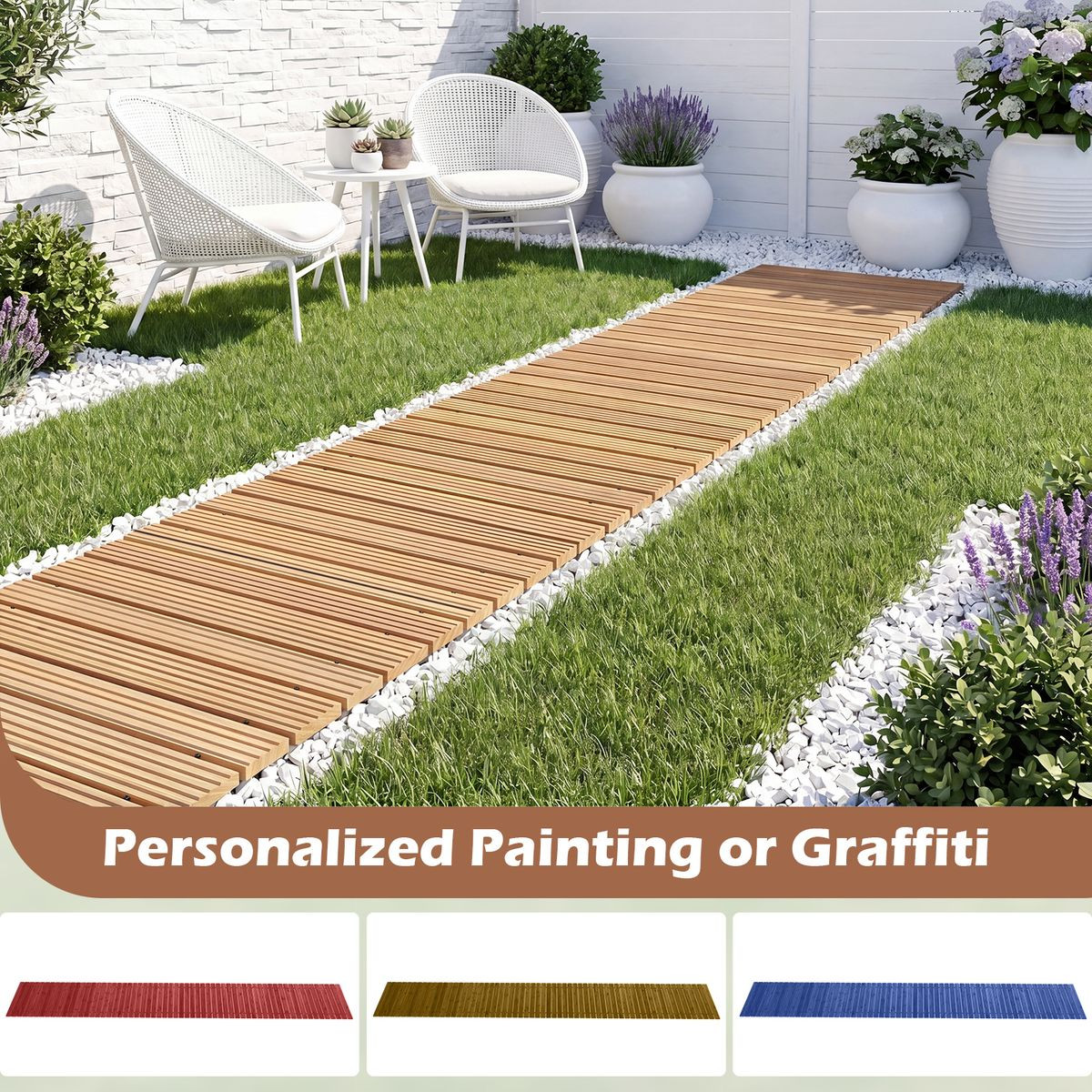 Wooden Garden Pathway (1- or 2-Pack) product image