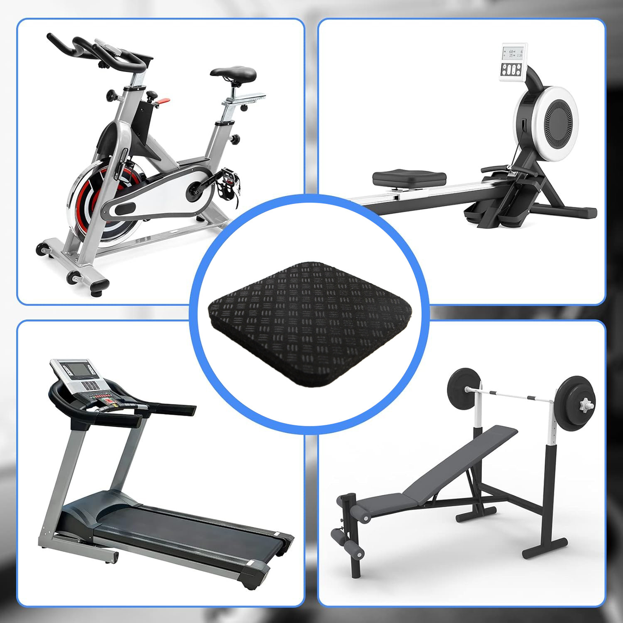 Double Sided Shock Absorbing Non-Slip Fitness Pads product image