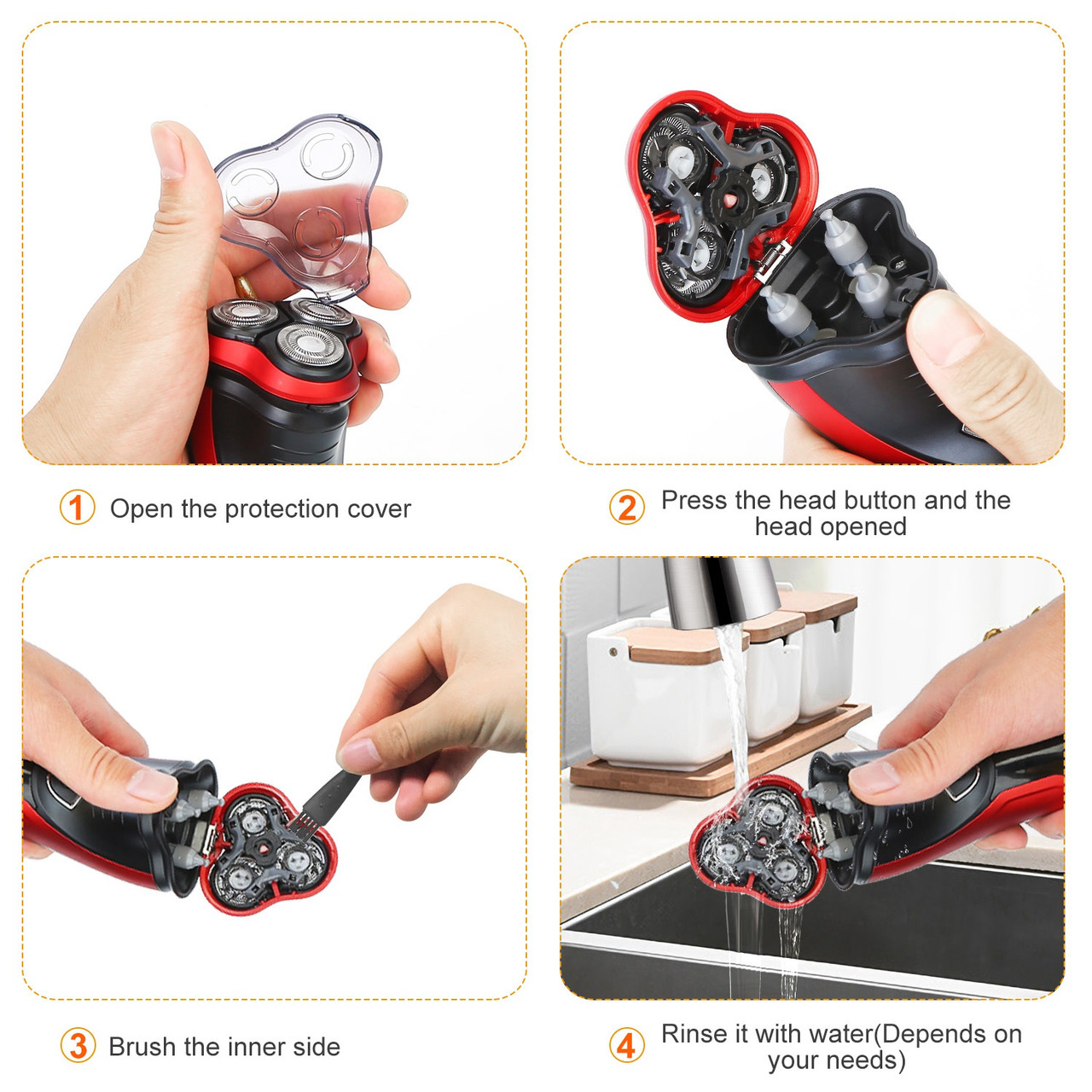 iMounTEK® 3D Rechargeable Electric Razor product image