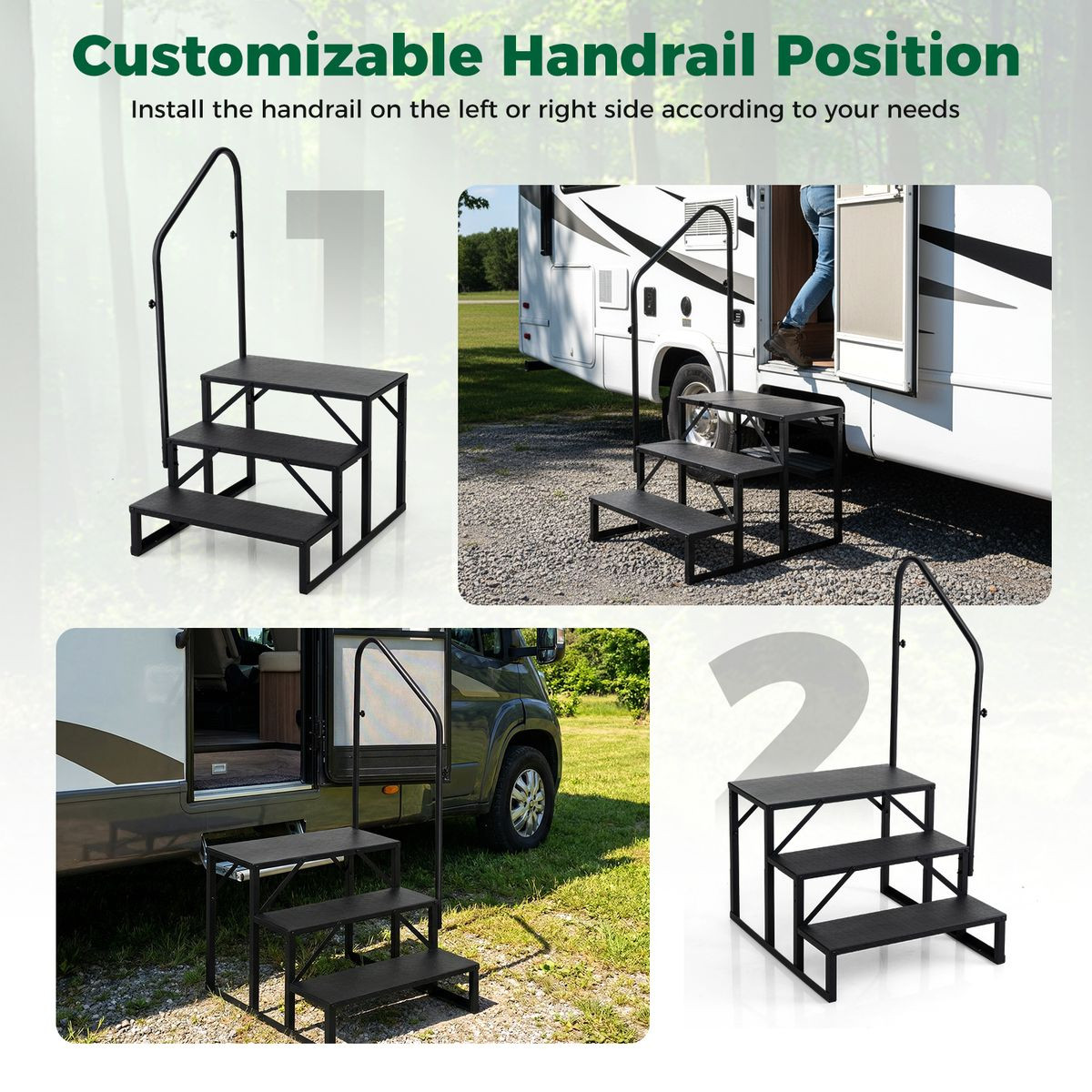 RV Step with Handrail product image