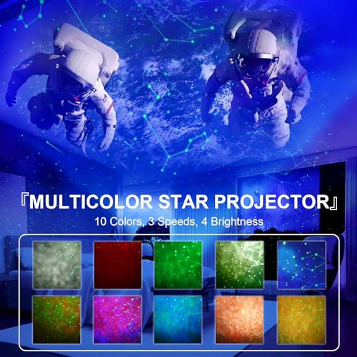 Joyty Constelations Planetarium Galaxy Projector with Bluetooth product image