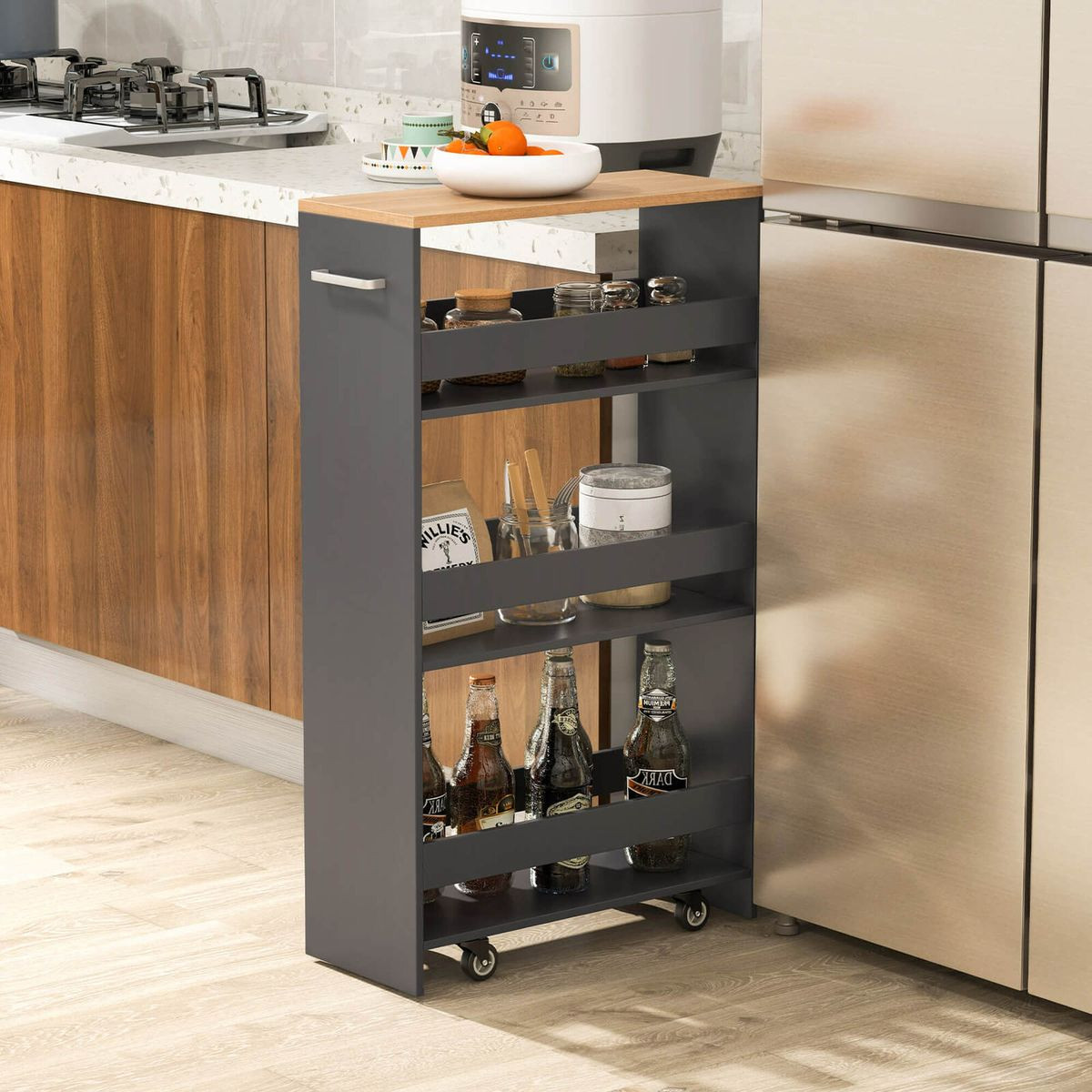  4-Tier Rolling Storage Cart  product image