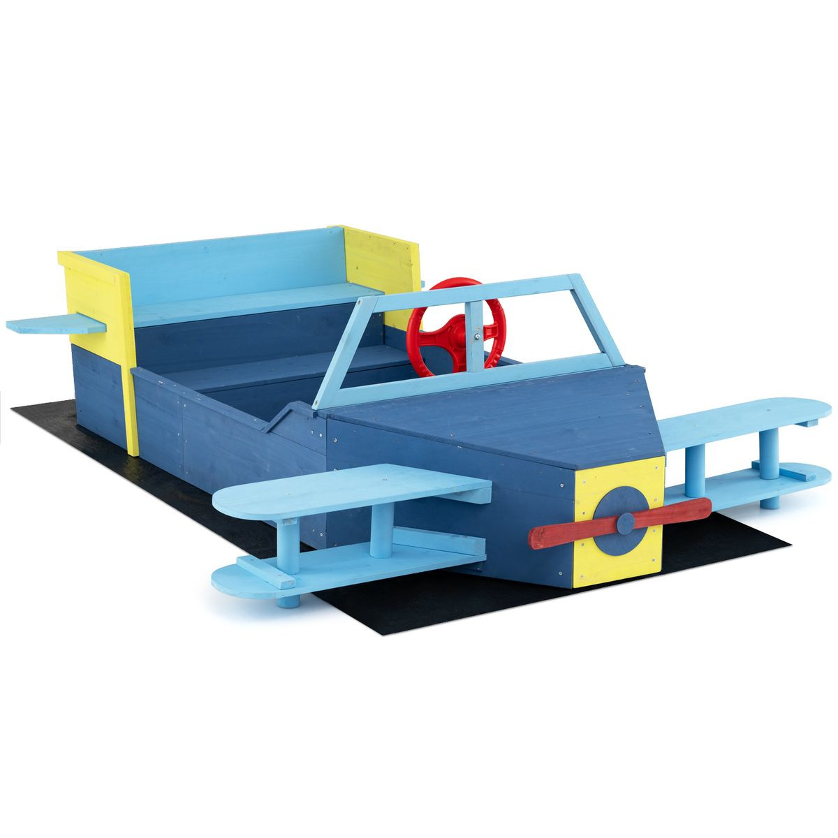 Kids' Wooden Themed Sandbox product image