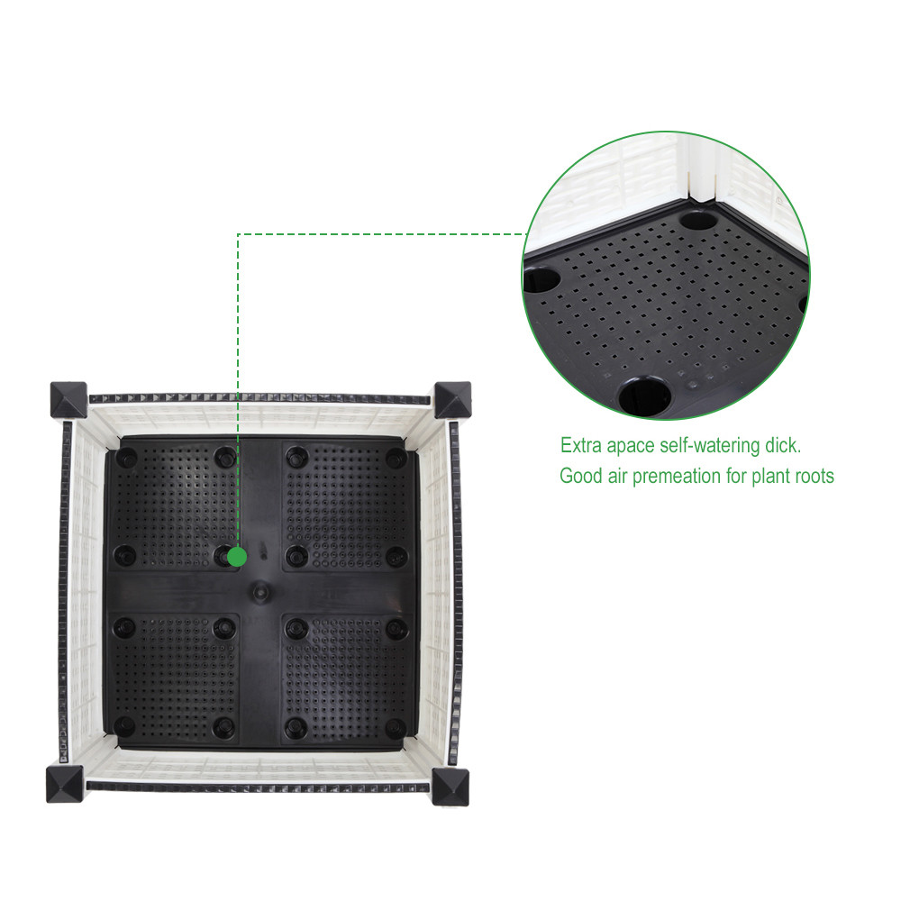 Square Plastic Planting Boxes (Set of 2) product image