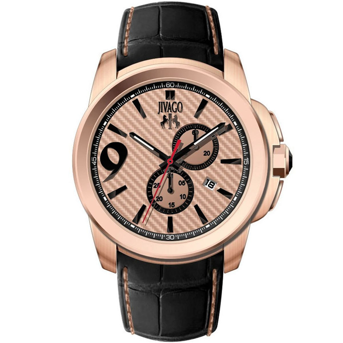 Jivago Men's Gliese Rose Gold Dial Watch product image