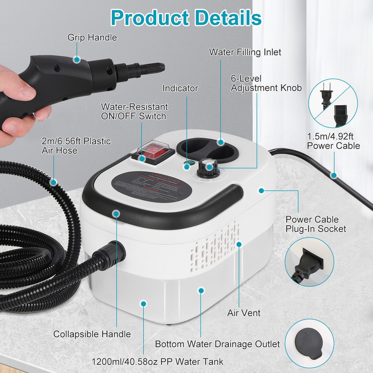 Handheld High Temperature Steam Cleaner product image