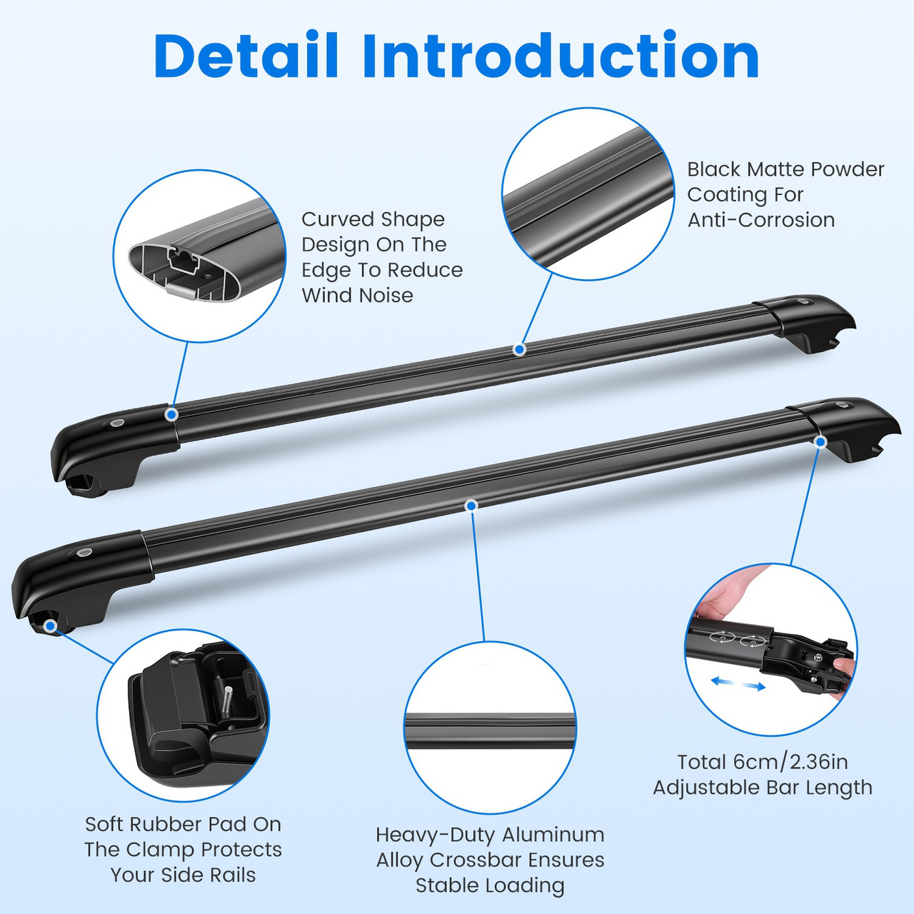Ford Bronco Sport 2021-2026 Roof Rack Cross Bars product image