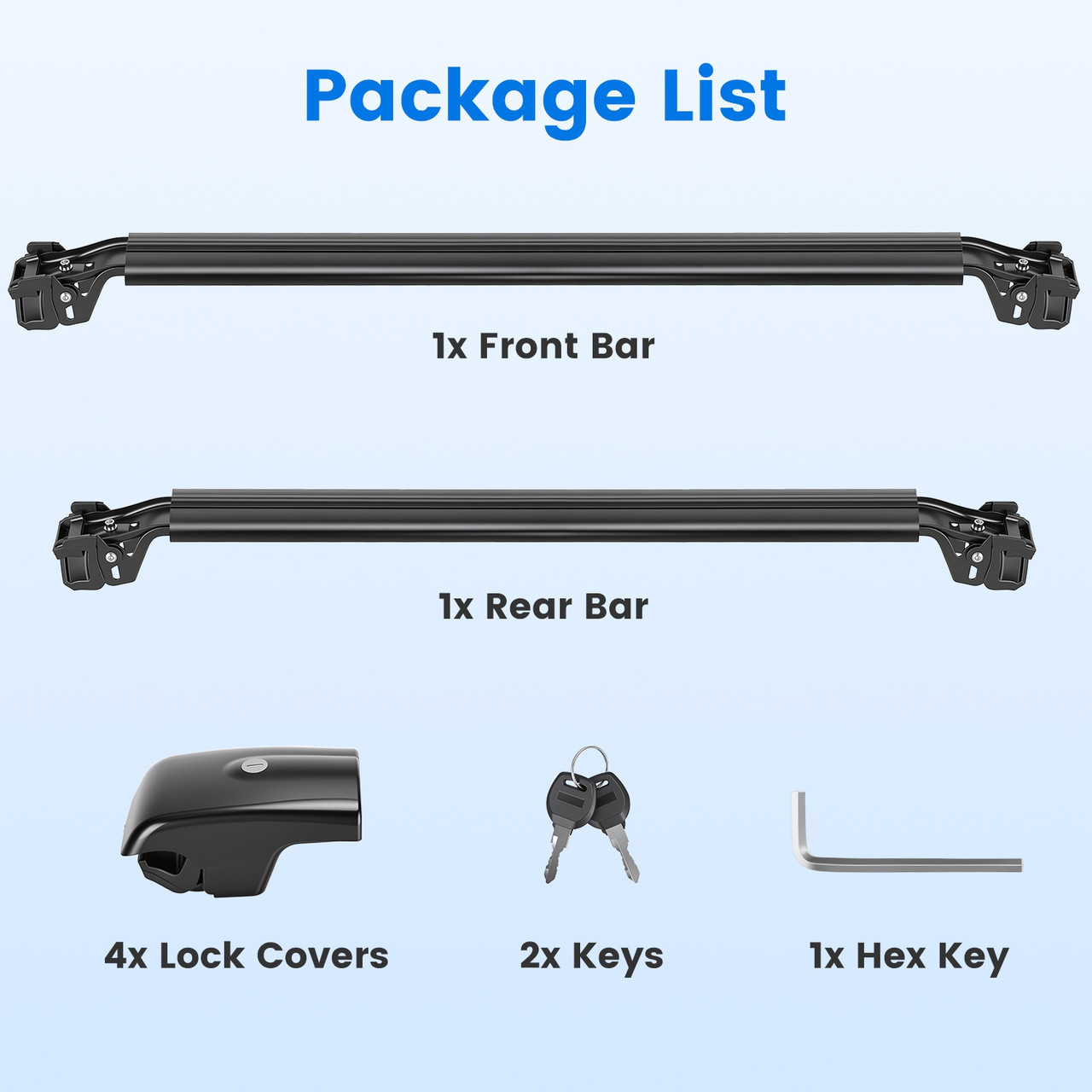Ford Bronco Sport 2021-2026 Roof Rack Cross Bars product image