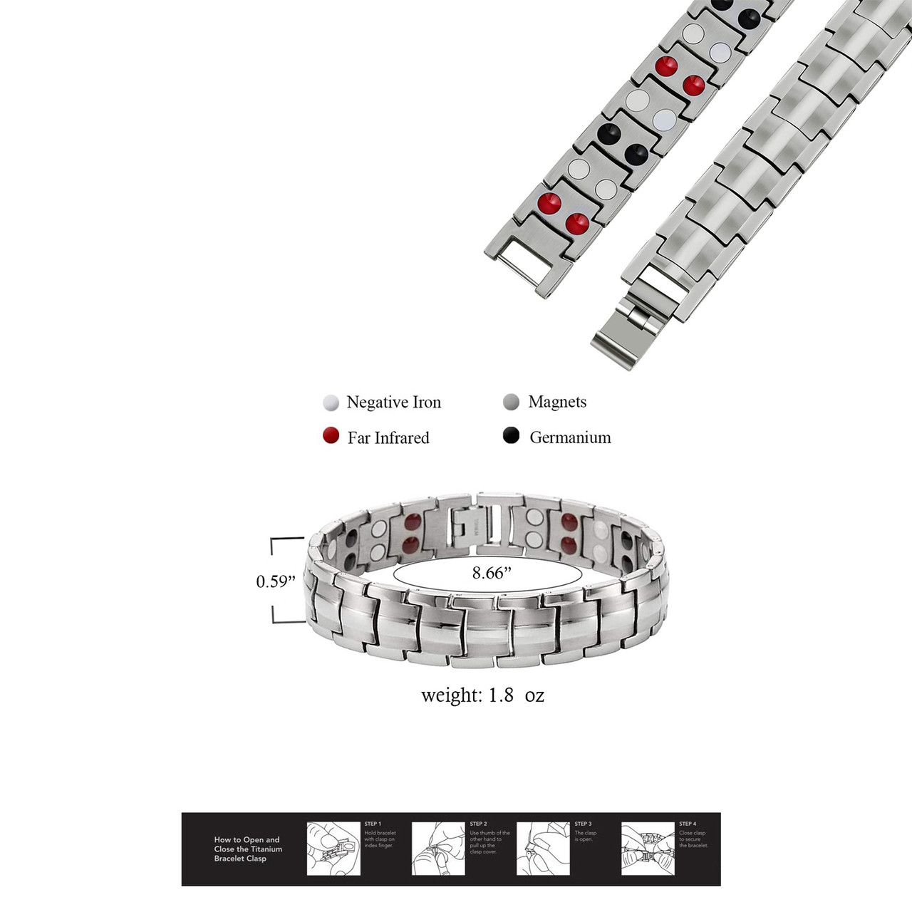 Magnetic Energy Therapy Bracelet for Pain Relief product image