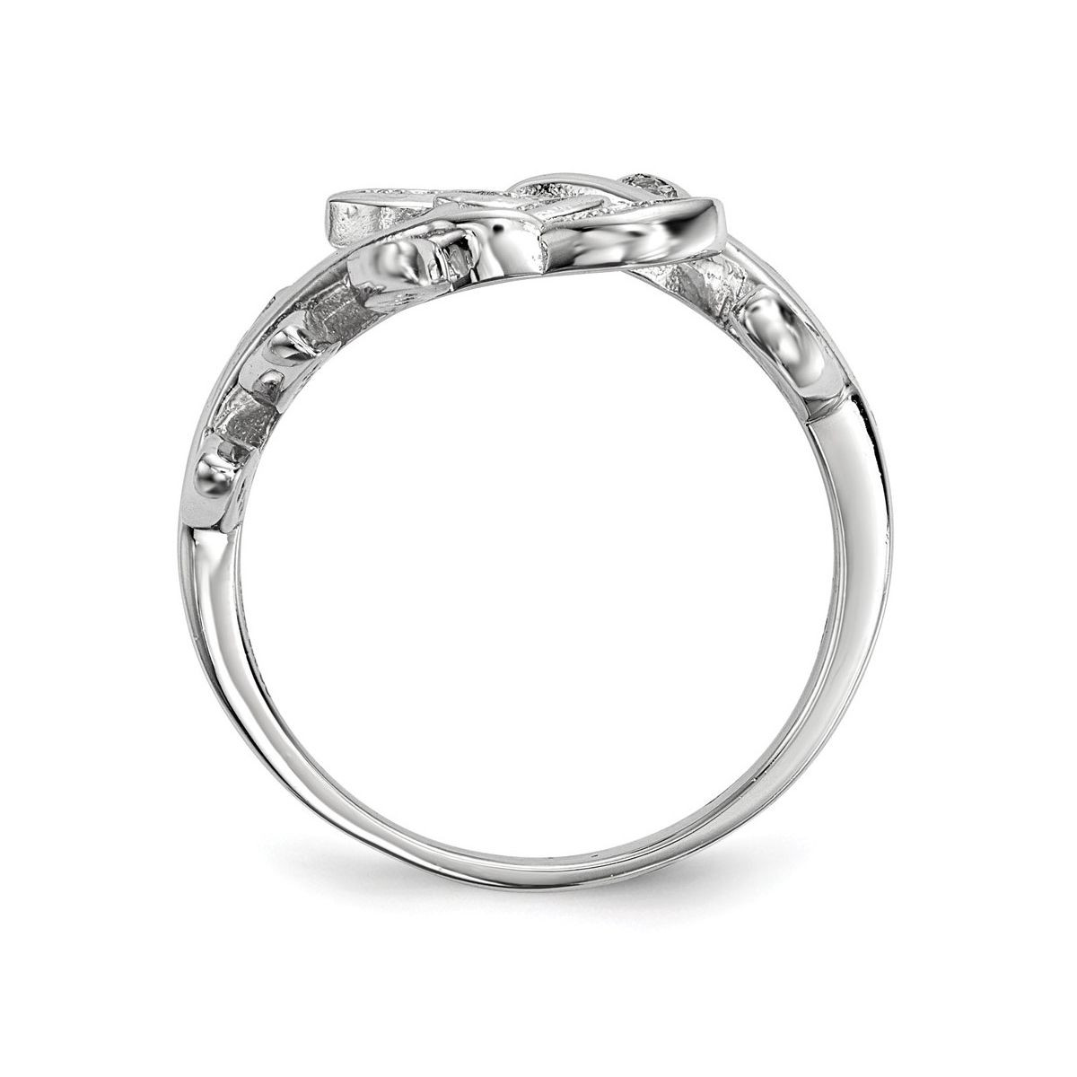Vine Leaves Synthetic Cubic Zirconia (CZ) Ring in Sterling Silver product image