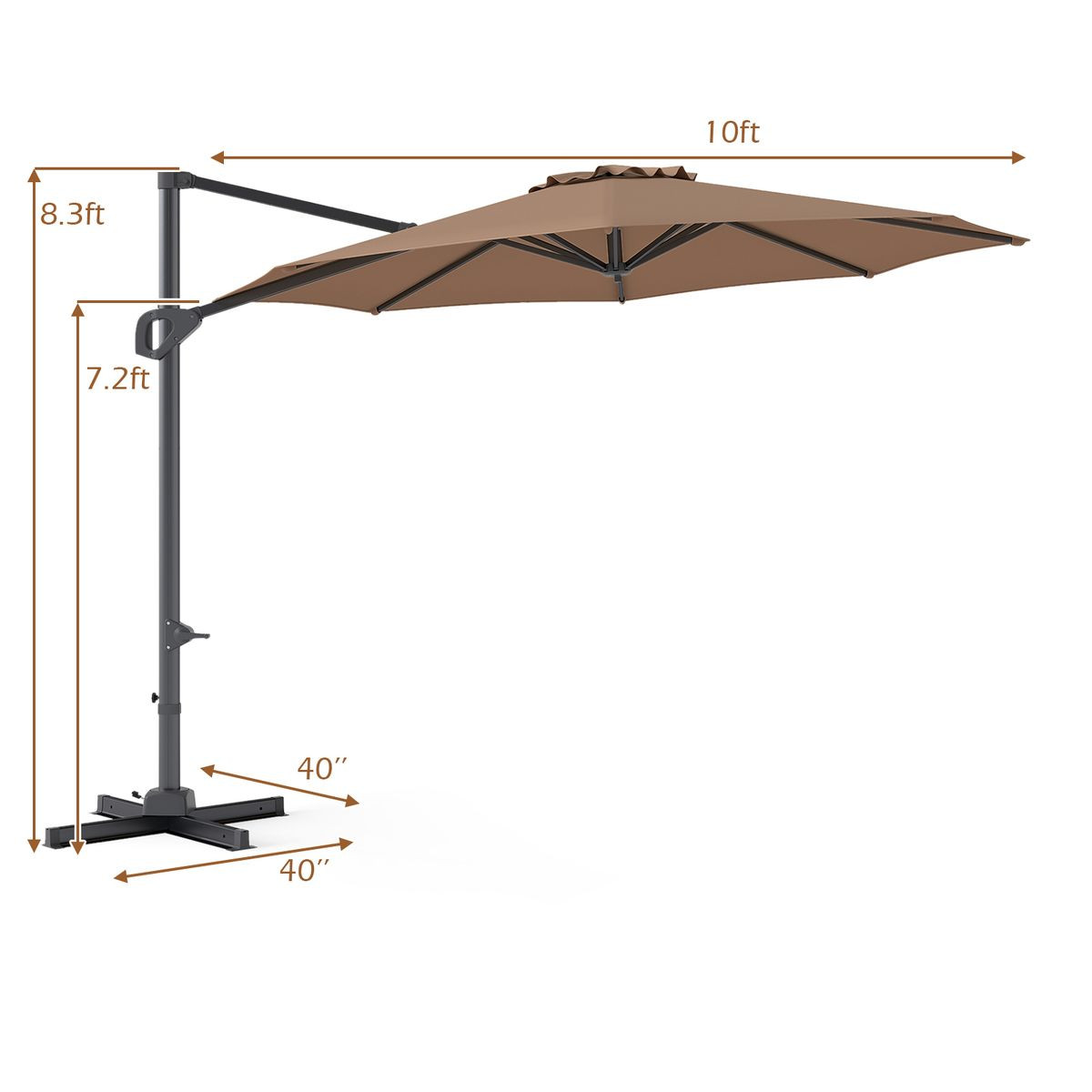 Patio Cantilever Umbrella  product image