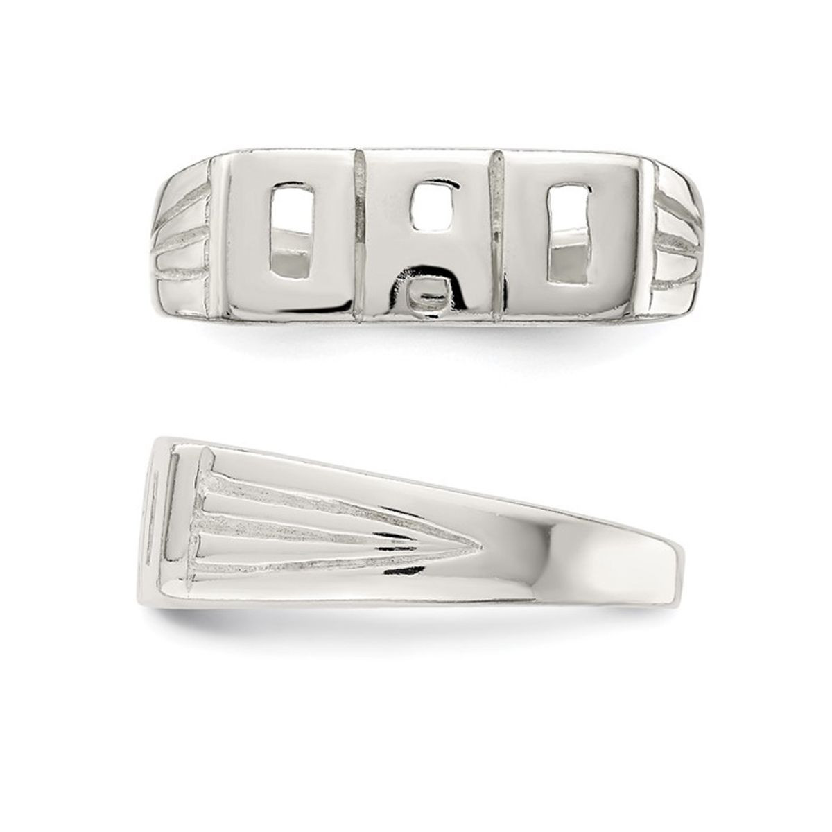 Men's Sterling Silver DAD Ring product image