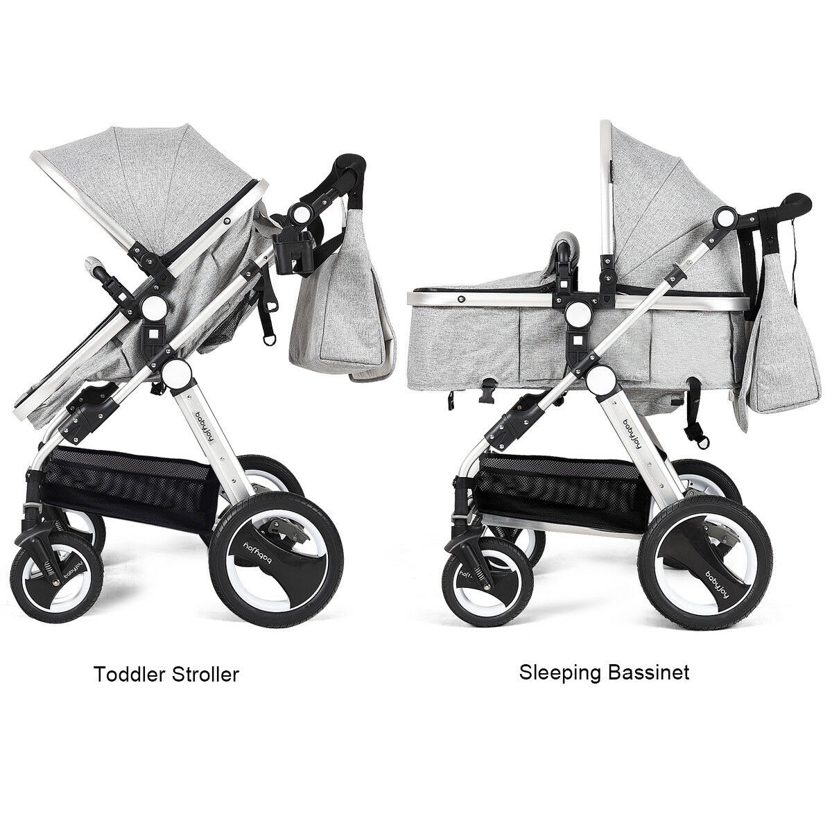 Folding Infant Baby Stroller with Adjustable Canopy product image