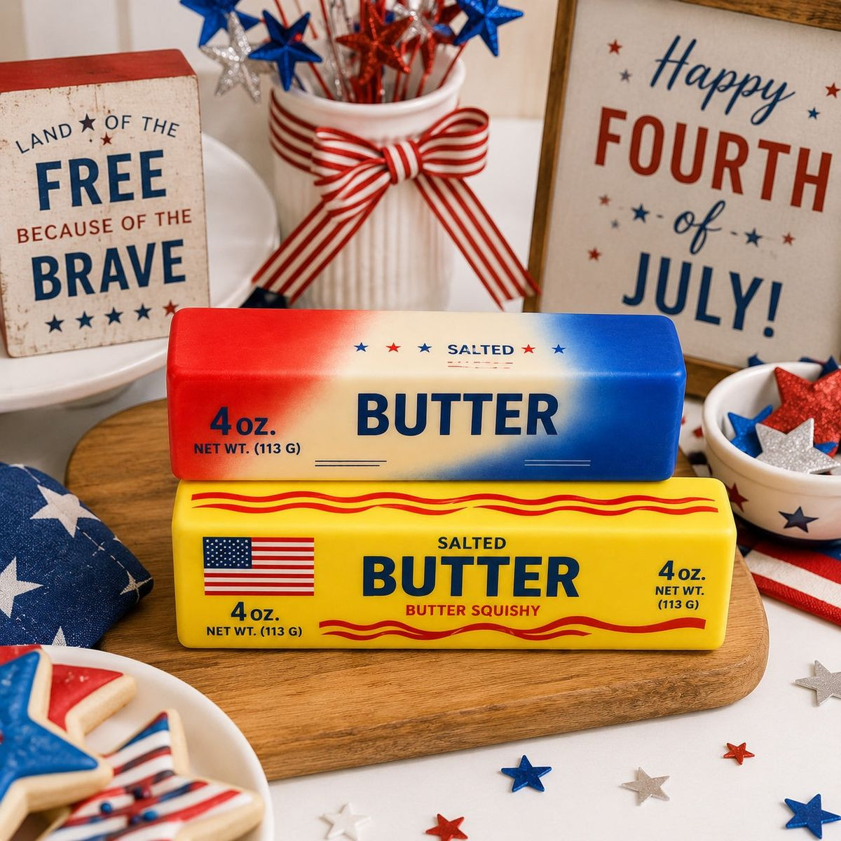 USA Butter Squishy Toy (2-Pack) product image