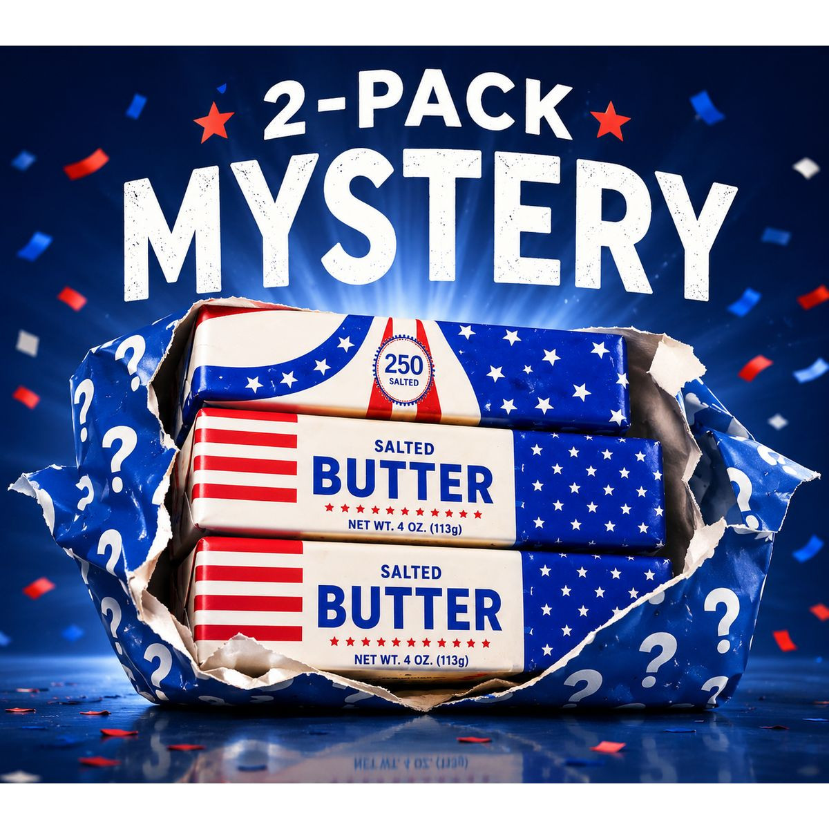 USA Butter Squishy Toy (2-Pack) product image