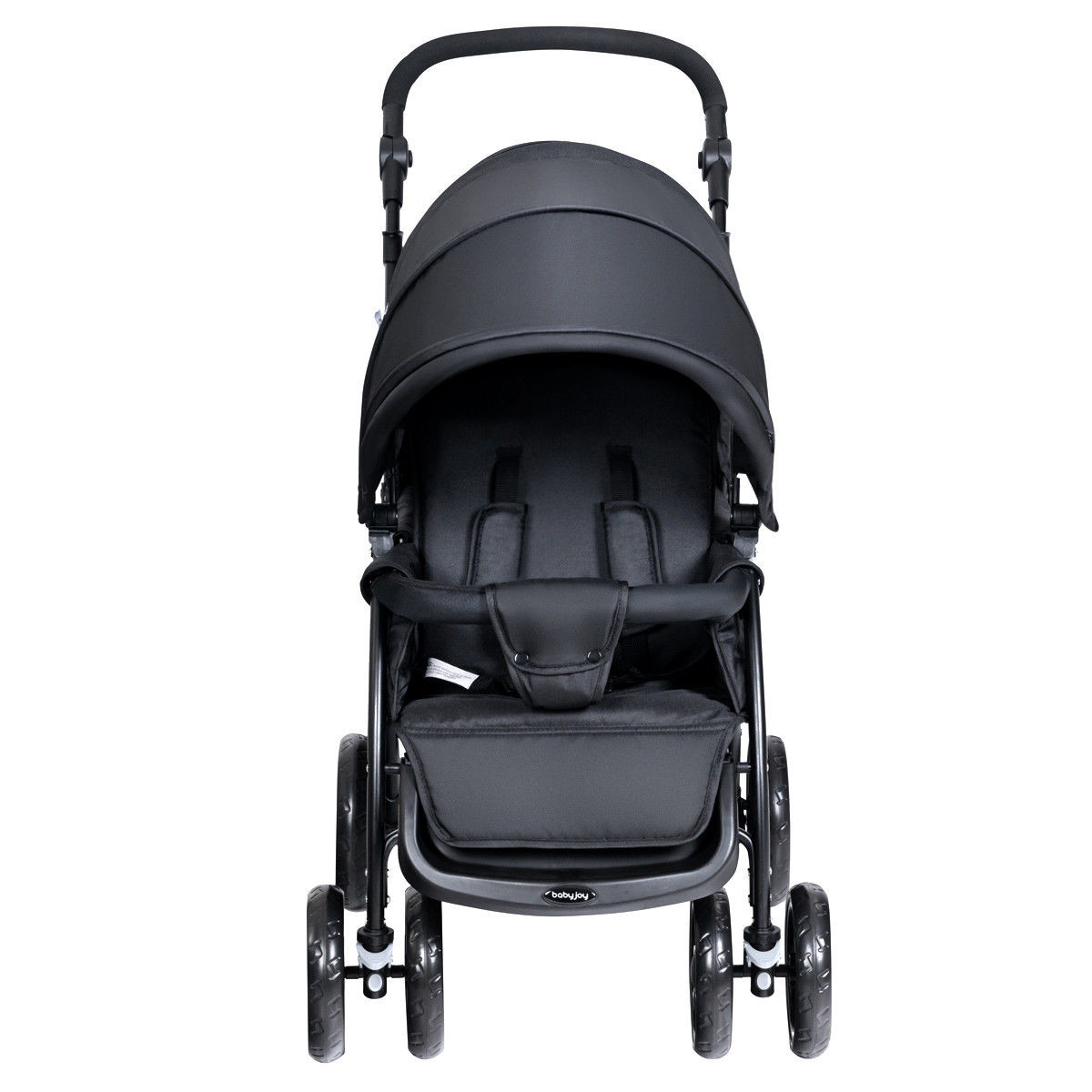 Foldable Twin Baby Double Stroller with Adjustable Backrest product image
