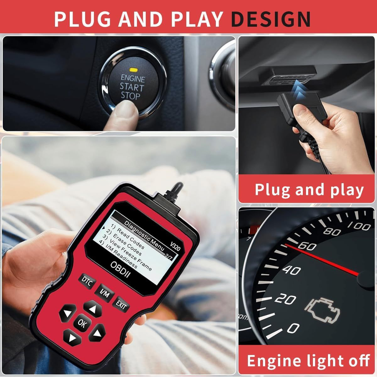 V320 Car Diagnostic Scanner product image