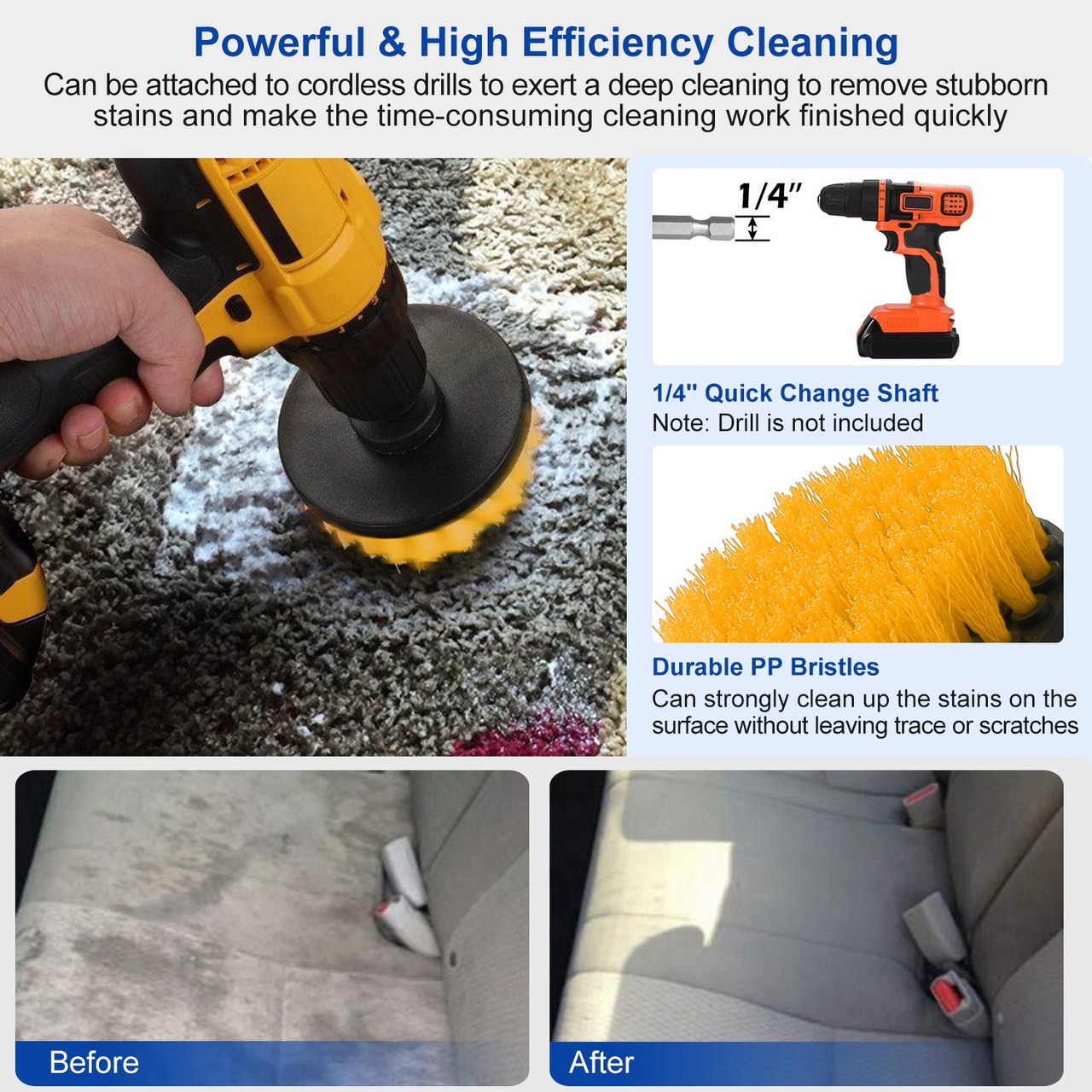 Drill Brush Attachments (3 Piece Set) product image