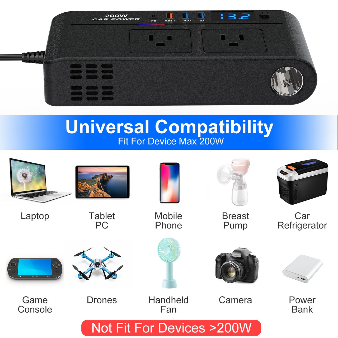 200W Car Power Inverter product image