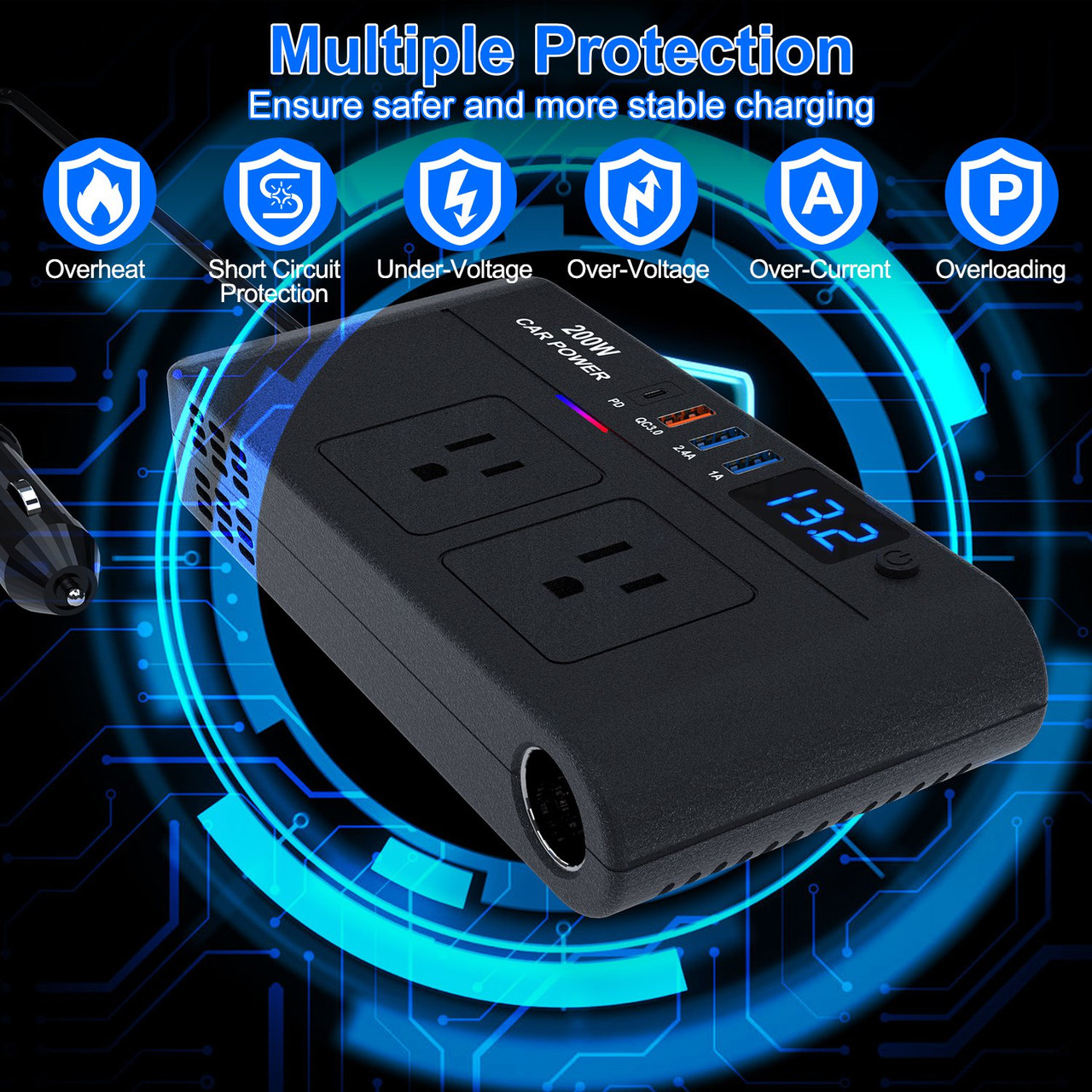 200W Car Power Inverter product image