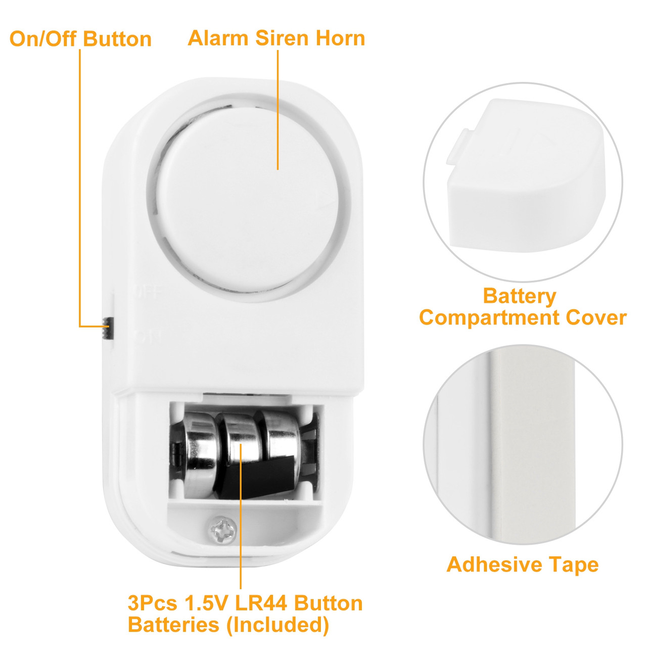 Wireless Magnetic Door and Window Alarm (2-Pack) product image