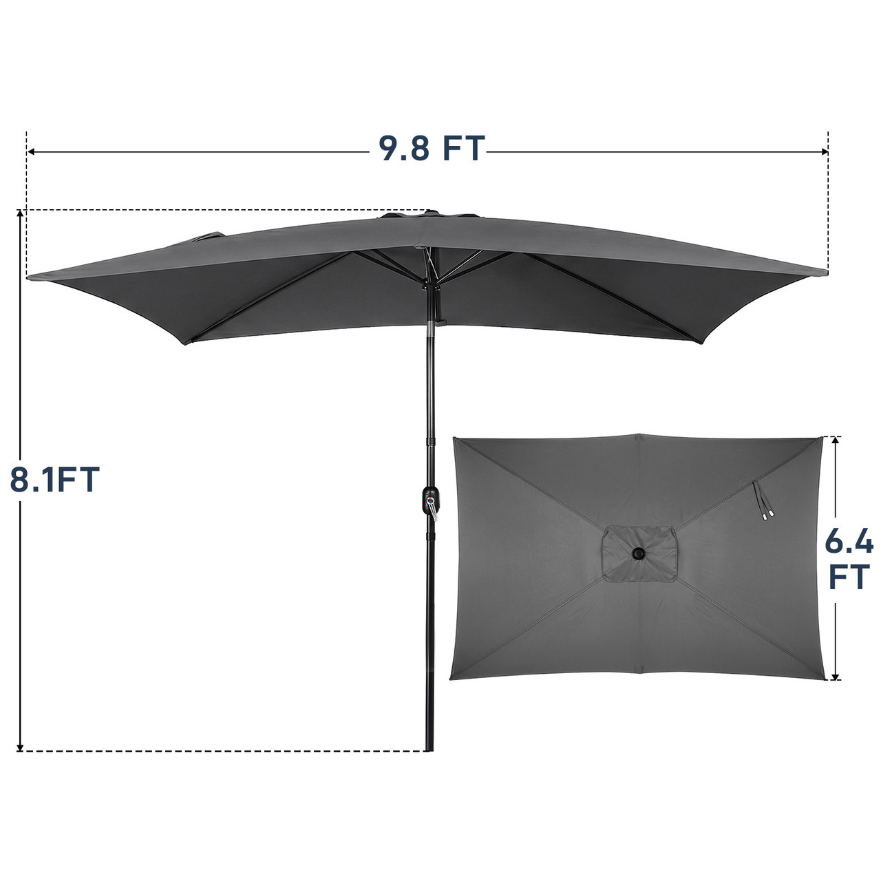 Rectangle Table Umbrella product image