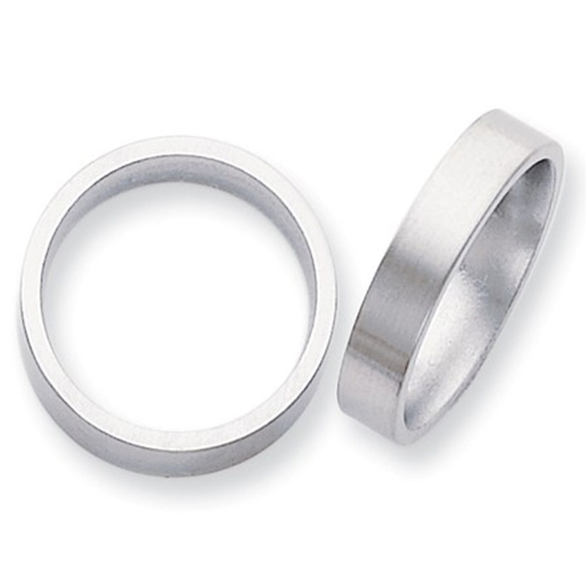 Men's 5mm Comfort Fit Titanium Wedding Band Ring product image