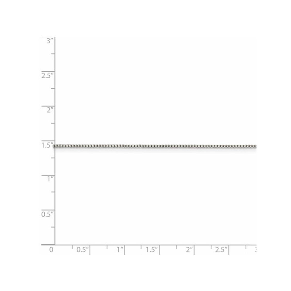 20" Box Chain Necklace in Sterling Silver (0.9mm) product image