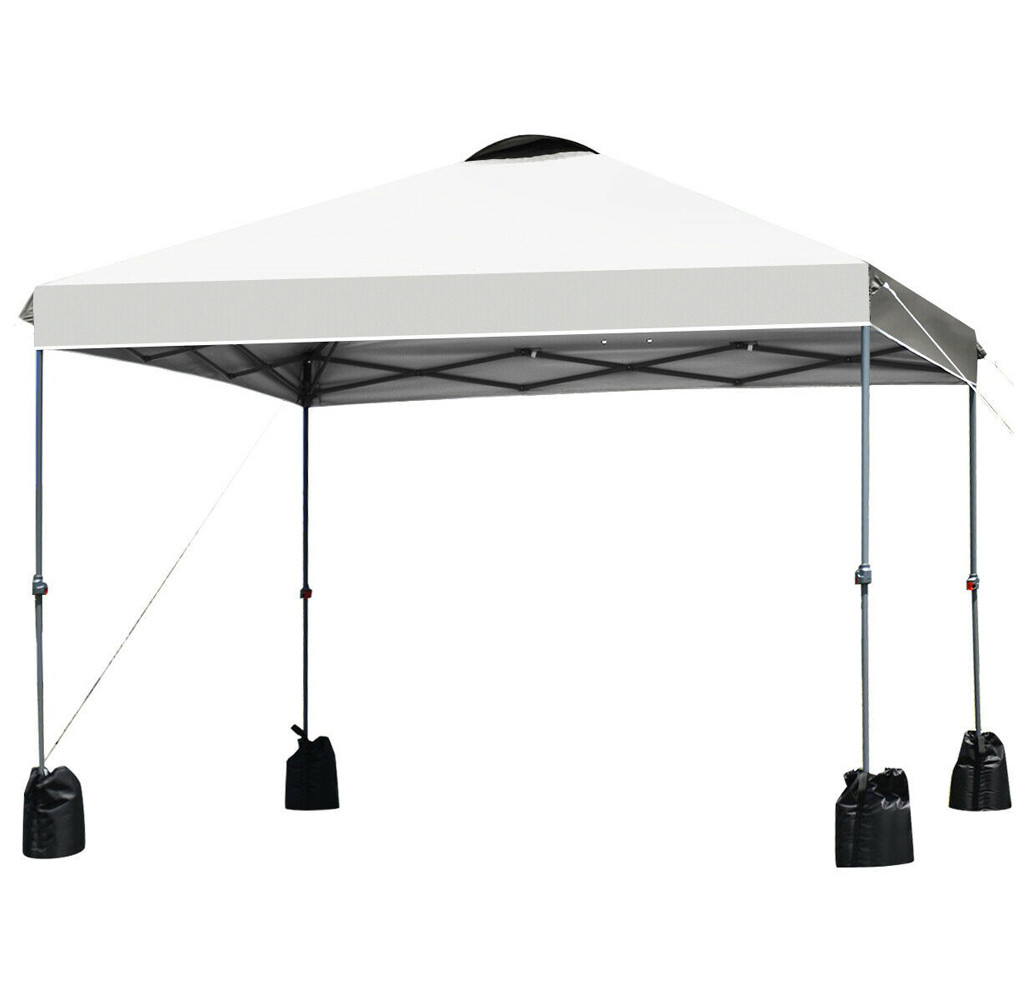 Pop Up 10' x 10' Canopy with Rolling Carry Bag and Sandbags product image