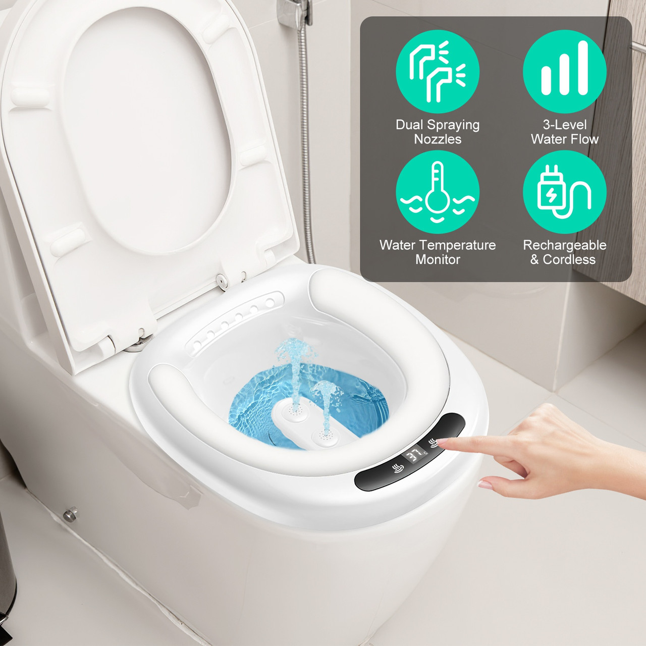 Electric USB Rechargeable Sitz Bath Tub product image